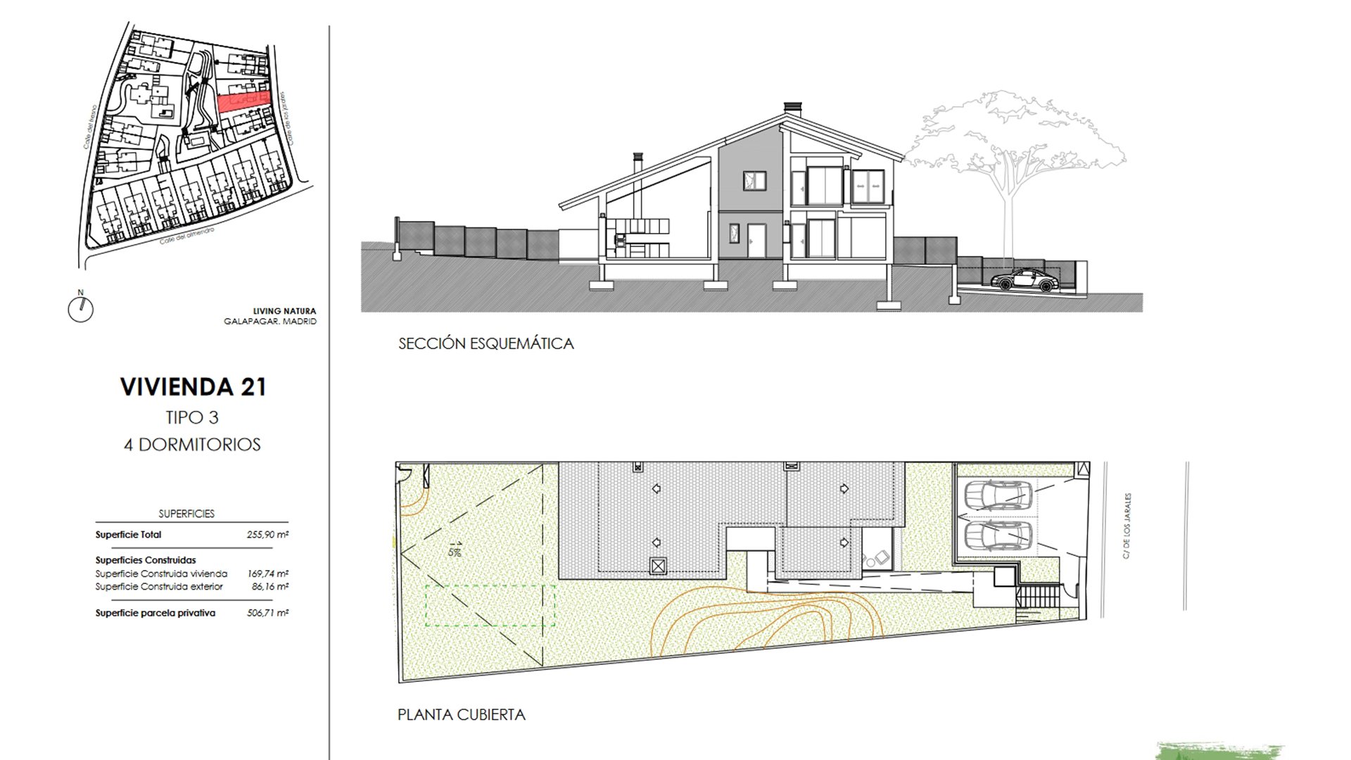 Villa Living Natura, Colmenarejo, Madrid, Spānijā 4 istabas, 124.7 m2 Nr. 73835