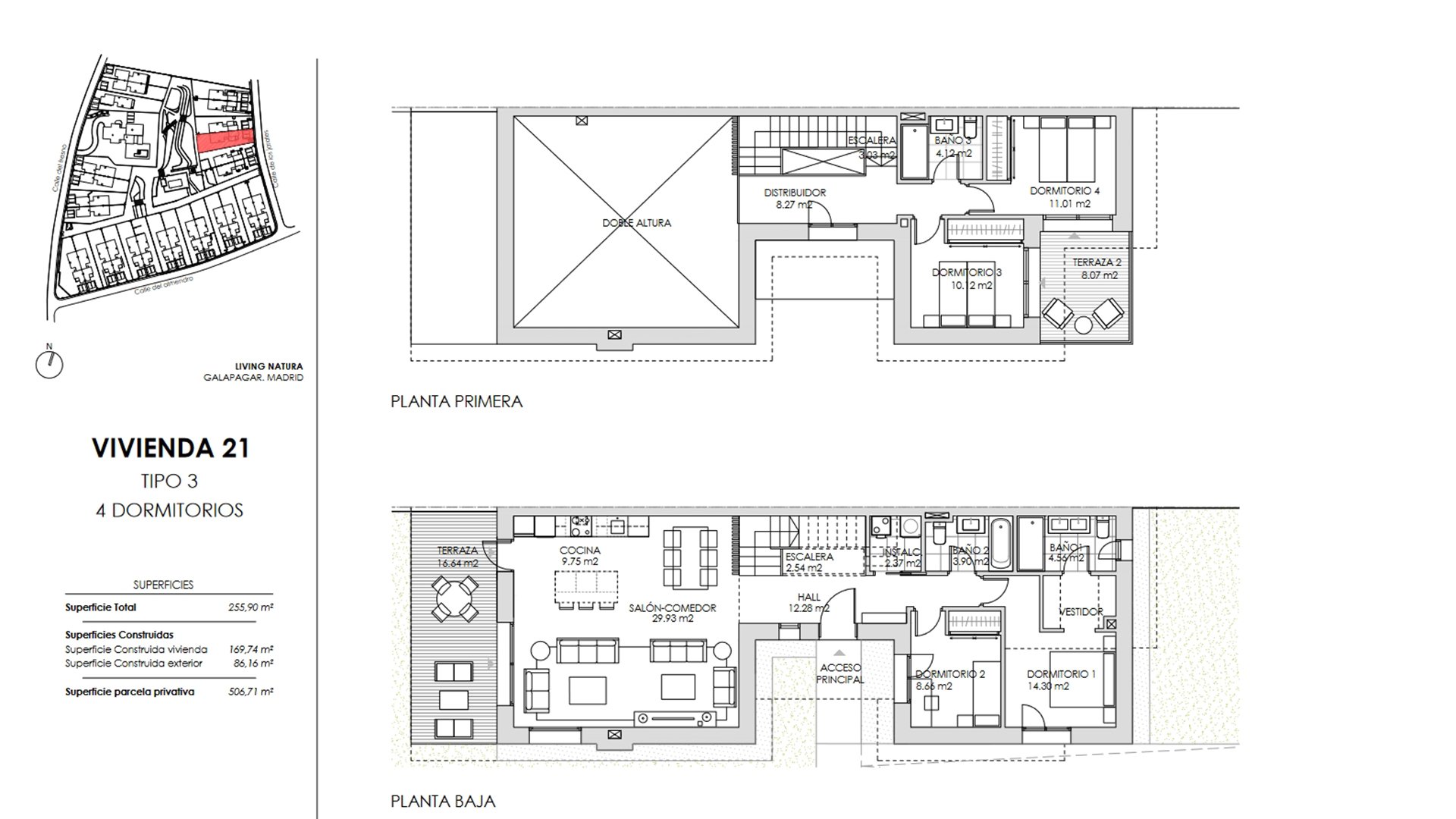 Villa Living Natura, Colmenarejo, Madrid, Spānijā 4 istabas, 124.7 m2 Nr. 73835