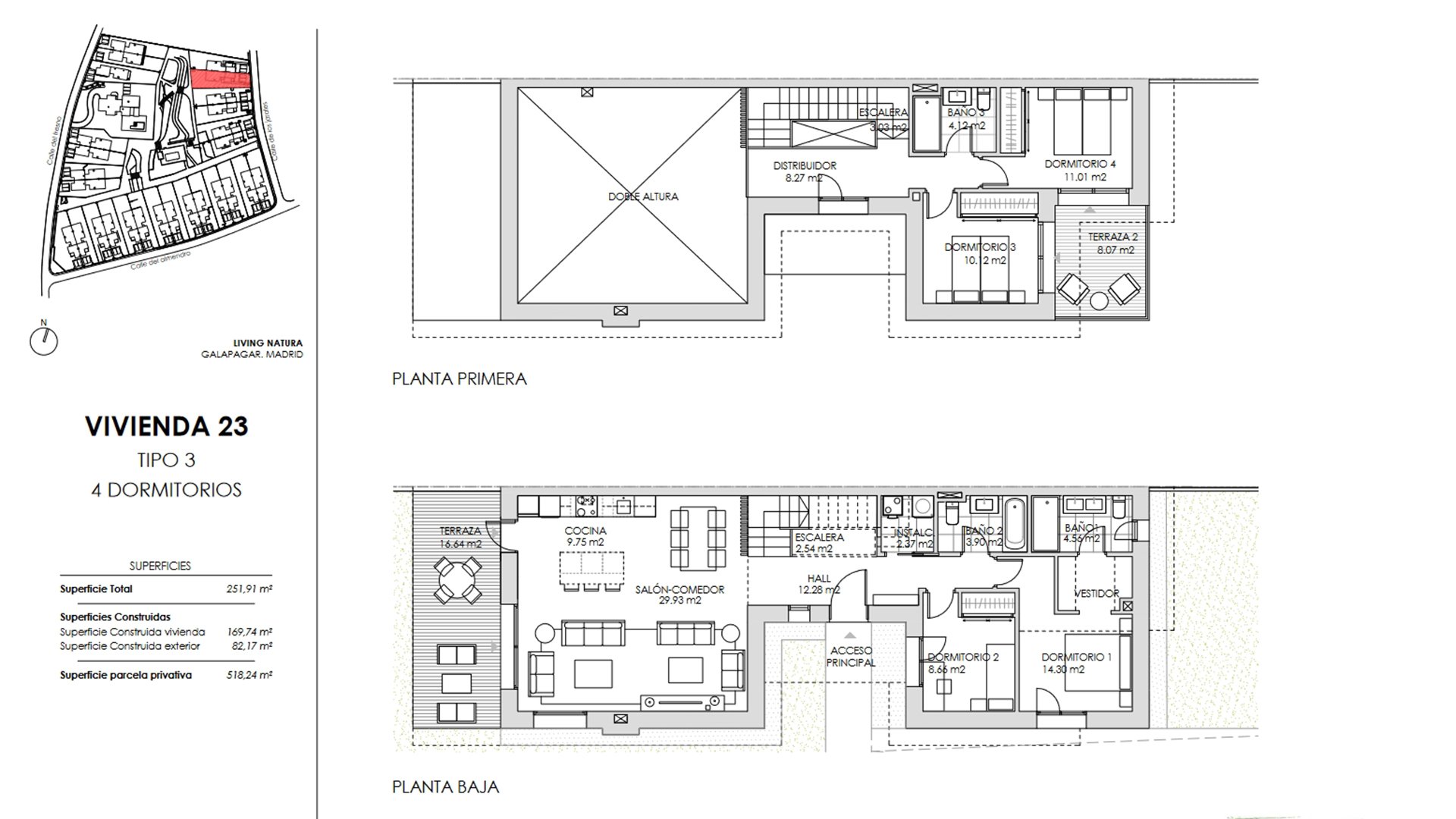 Villa Living Natura, Colmenarejo, Madrid, Spānijā 4 istabas, 124.7 m2 Nr. 73837