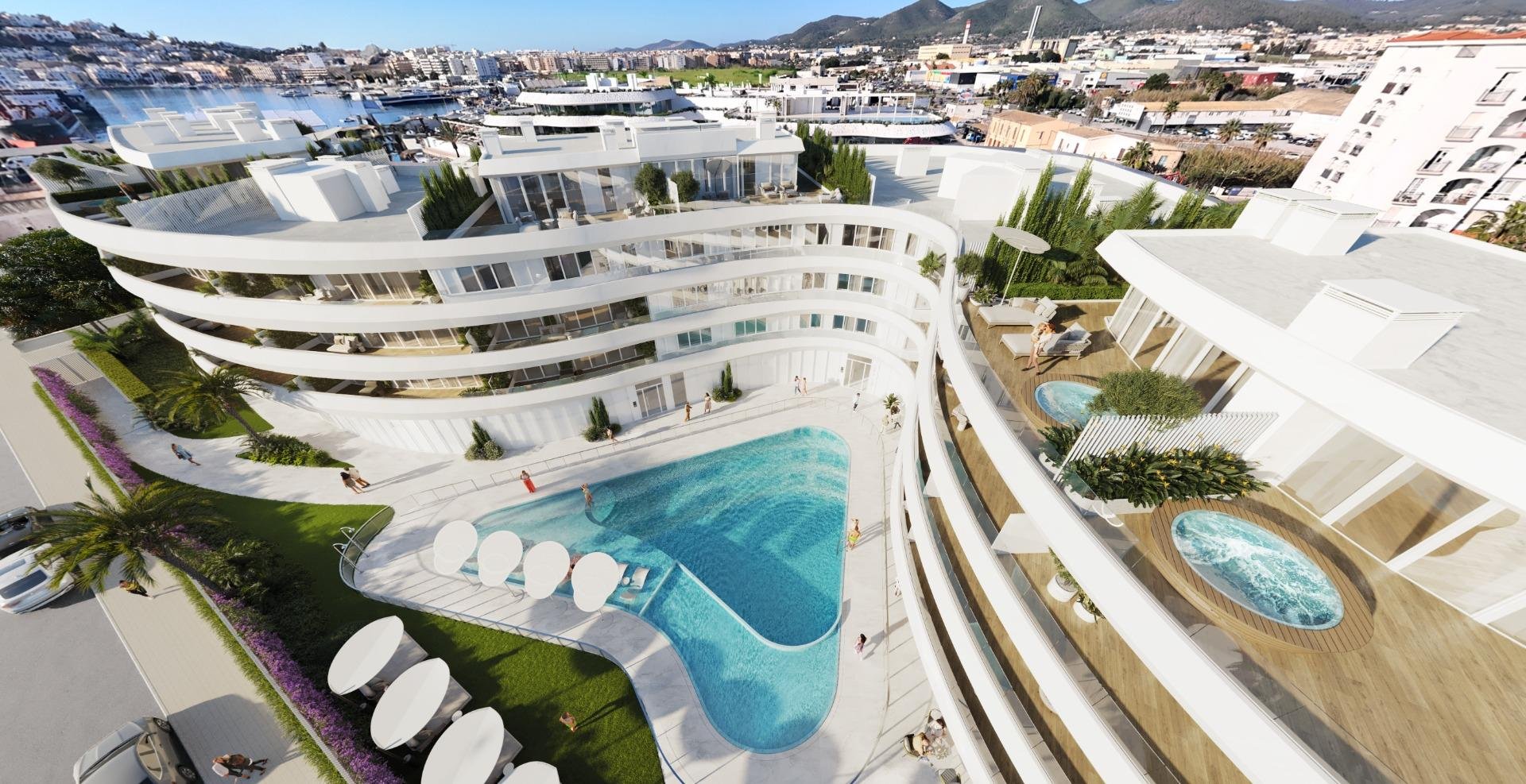 Appartamento a Talamanca, Ibiza, Spagna 1 camera da letto, 78 mq. N° 168832
