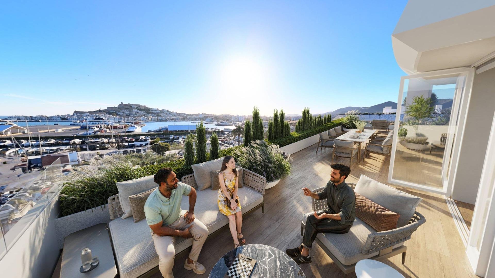 Penthouse in Talamanca, Ibiza, Spain 2 bedrooms, 290 sq.m. No. 168834