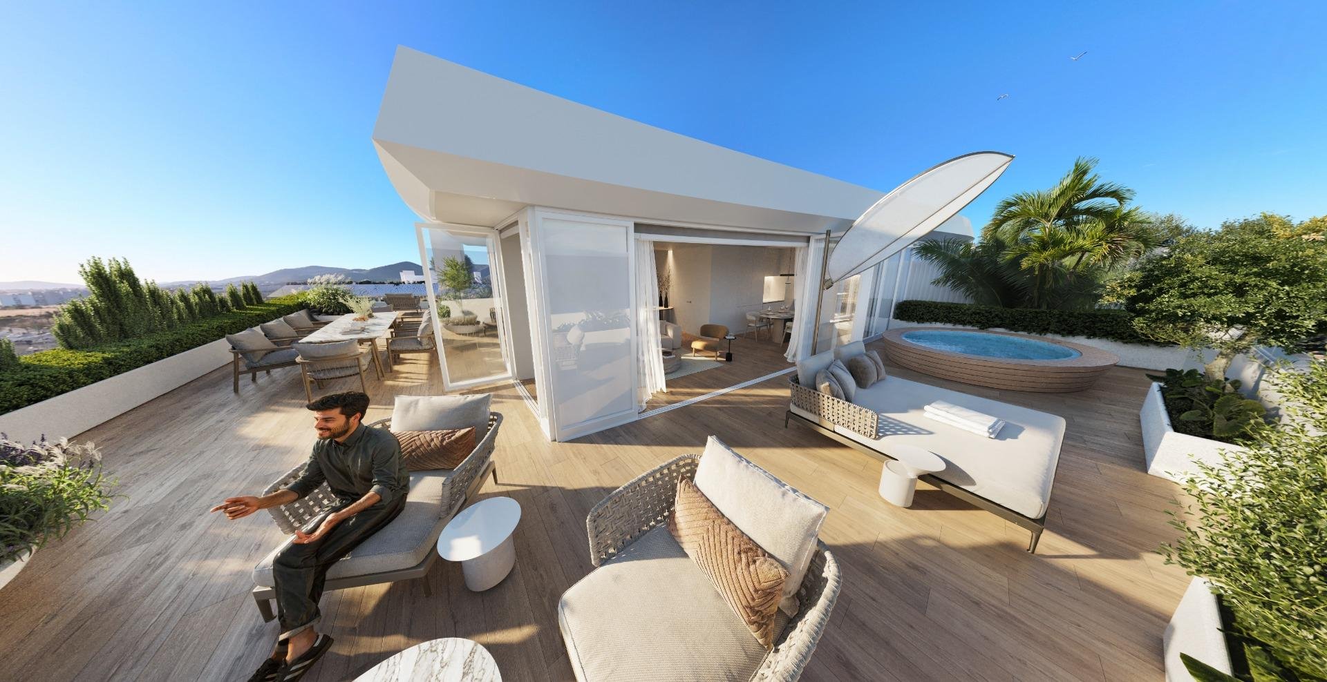 Penthouse in Talamanca, Ibiza, Spain 2 bedrooms, 290 sq.m. No. 168834