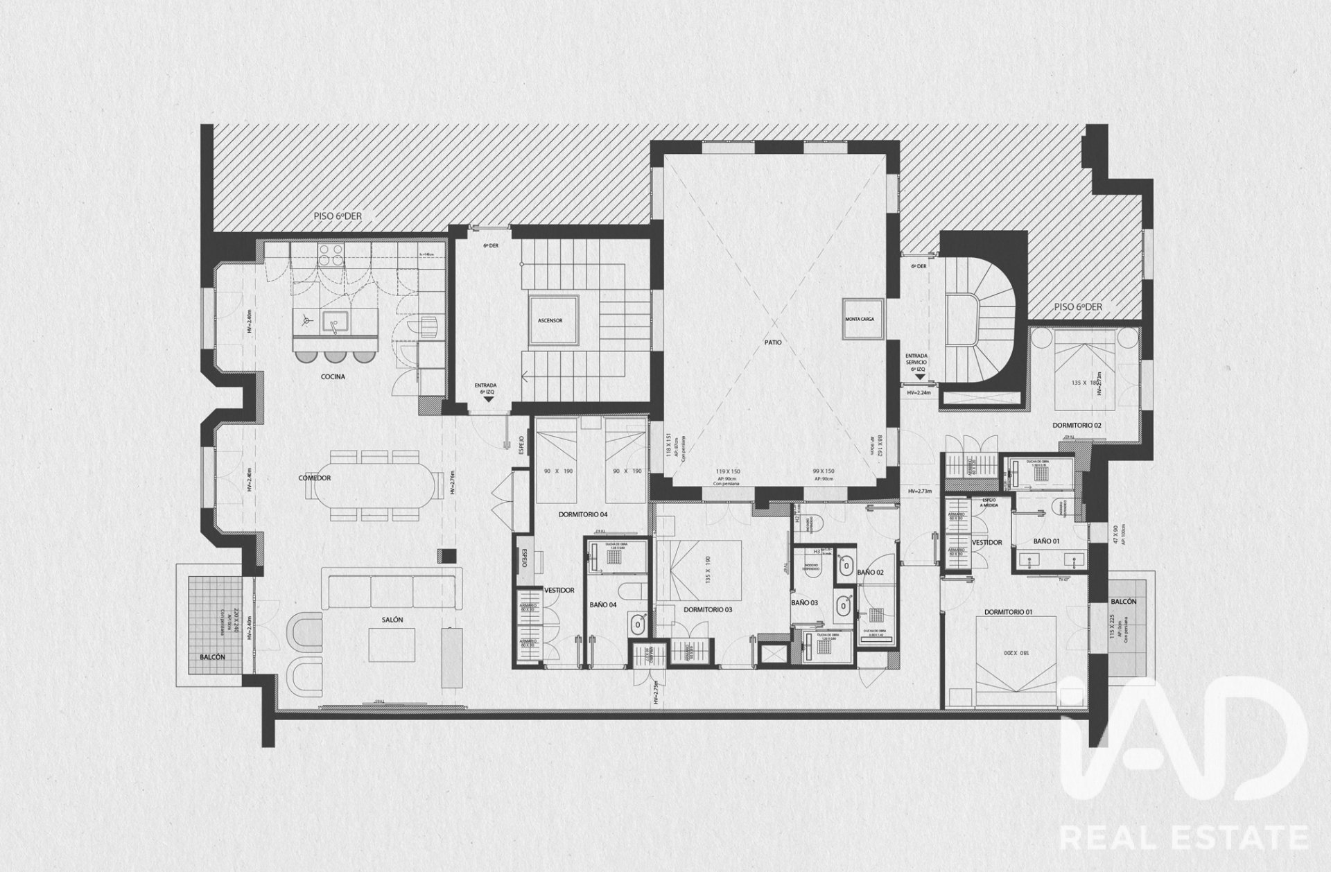 Apartamento en Madrid, España 4 dormitorios, 198 m2 No. 192192