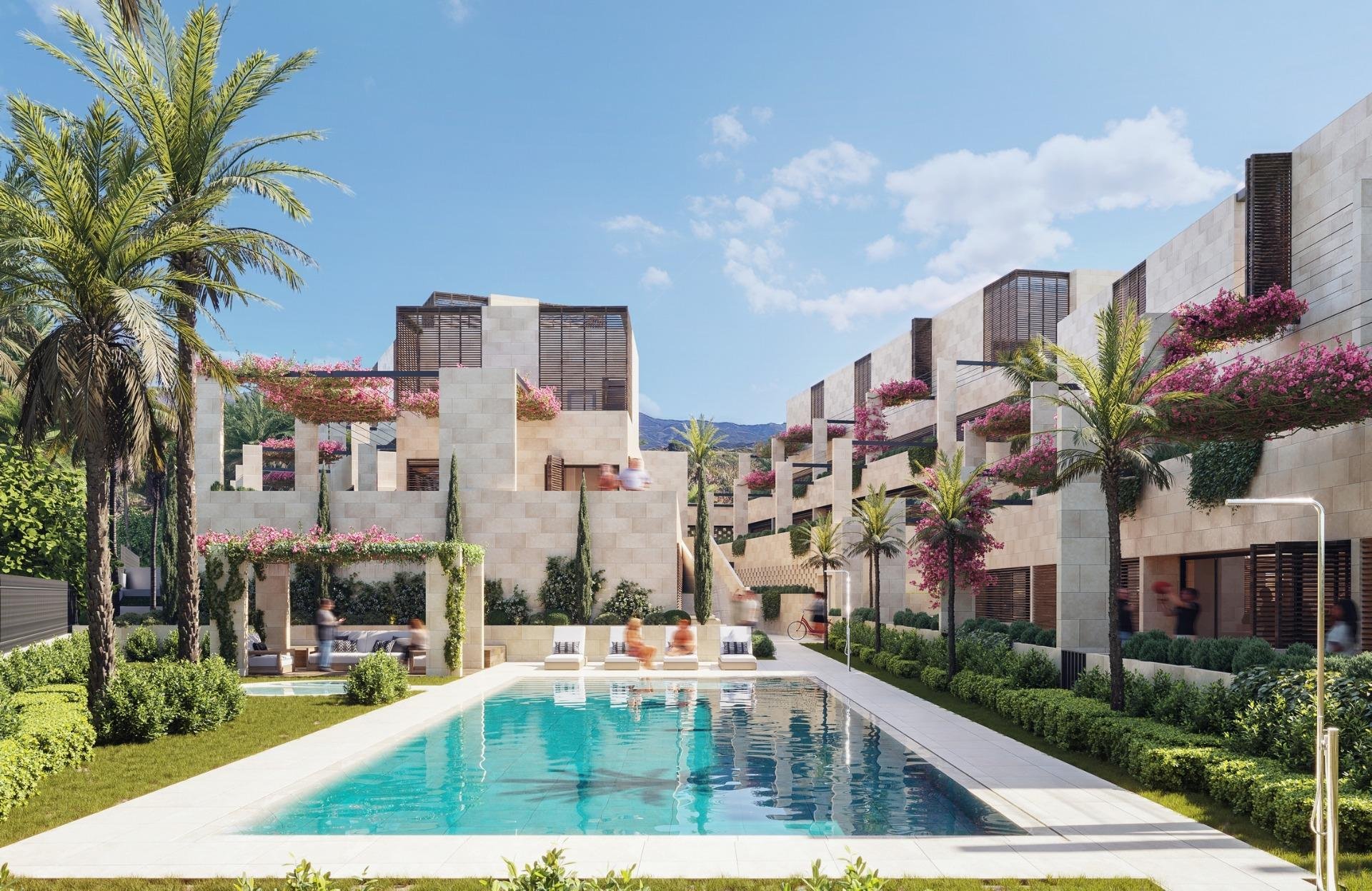 Takvåning i Estepona, Malaga, Spanien 3 sovrum, 171 kvm. Nr. 169837