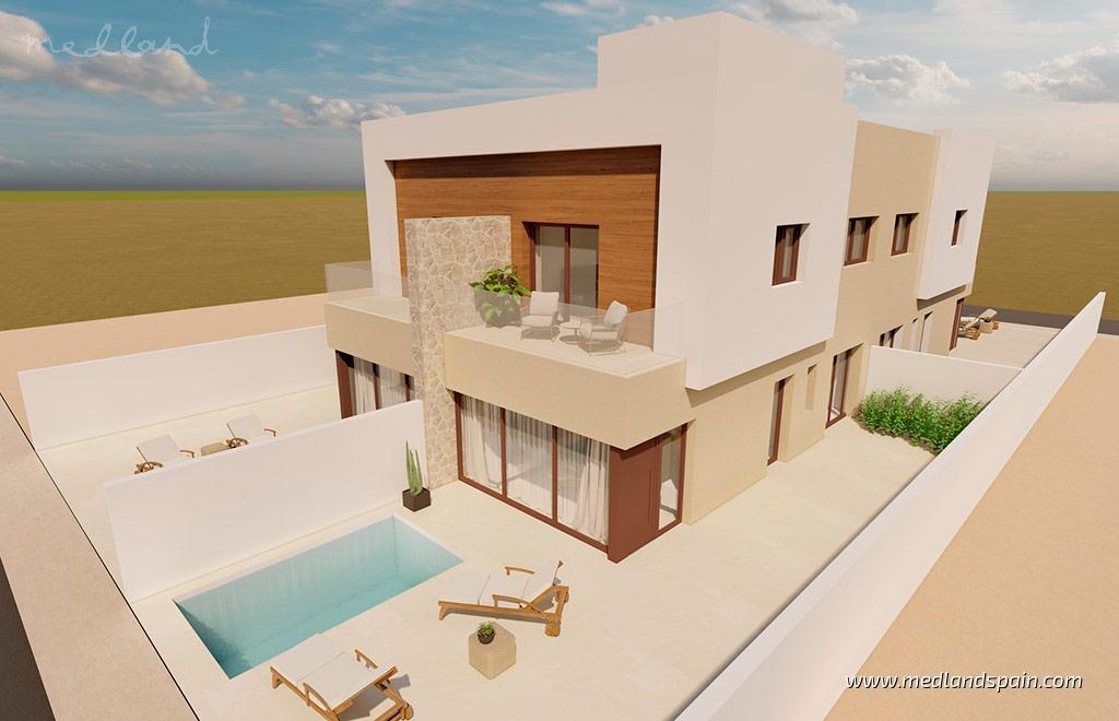 Villa in Santiago de la Ribera, Murcia, Spain 3 bedrooms, 120 sq.m. No. 168614