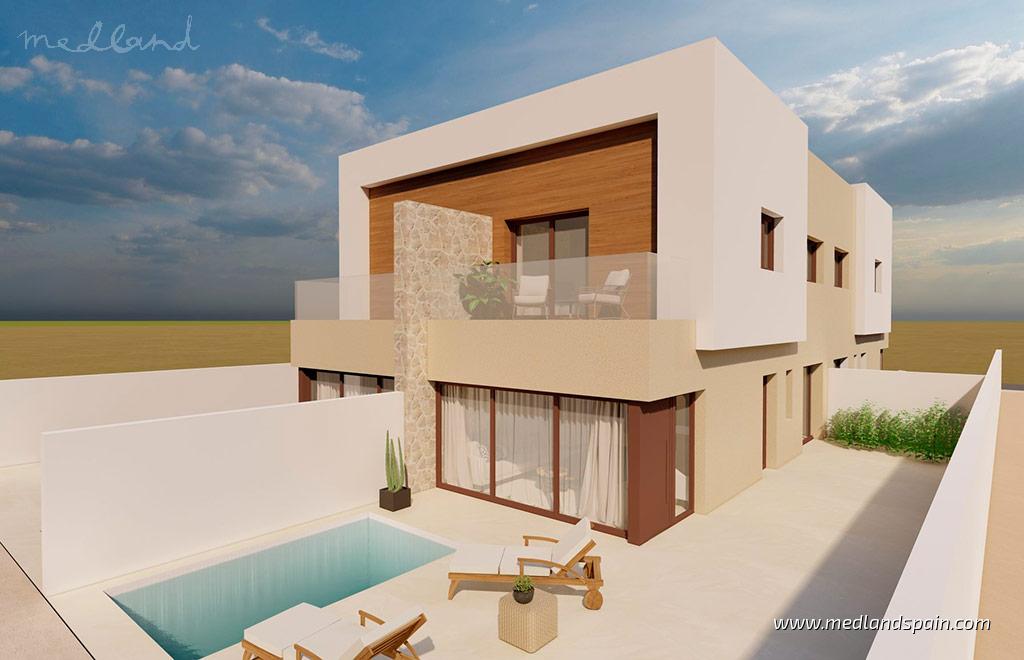 Villa in Santiago de la Ribera, Murcia, Spain 3 bedrooms, 120 sq.m. No. 168614