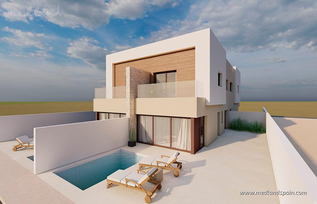 Villa in Santiago de la Ribera, Murcia, Spain 3 bedrooms, 120 sq.m. No. 168614