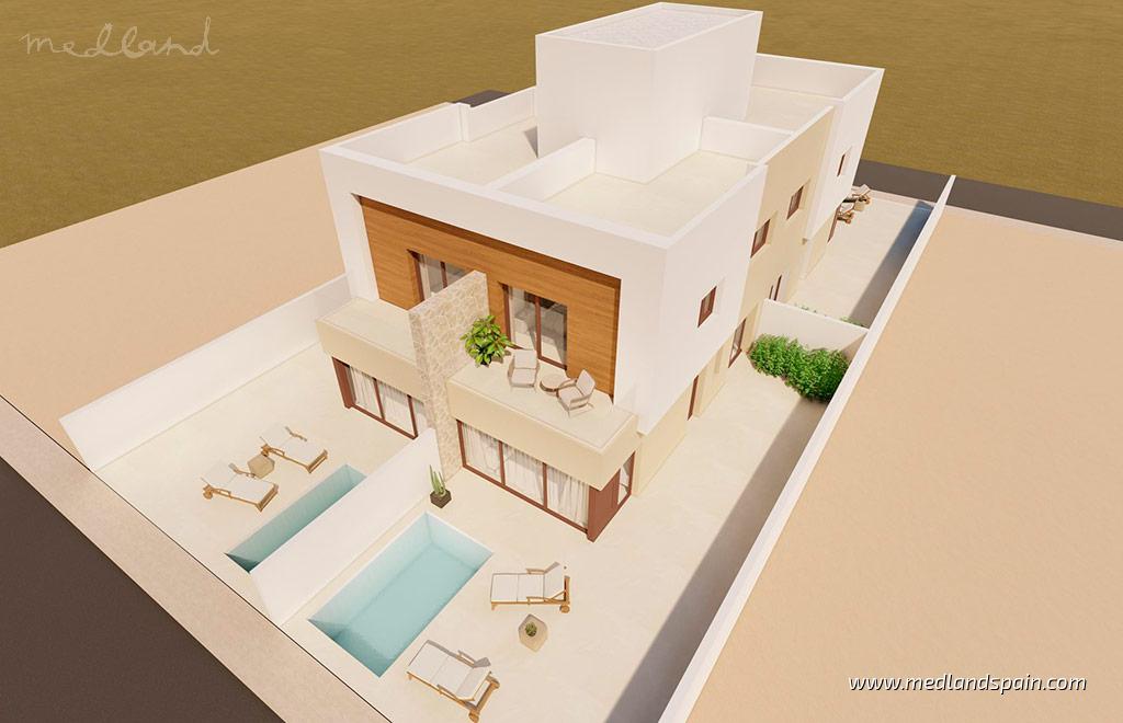 Villa in Santiago de la Ribera, Murcia, Spain 3 bedrooms, 120 sq.m. No. 168614