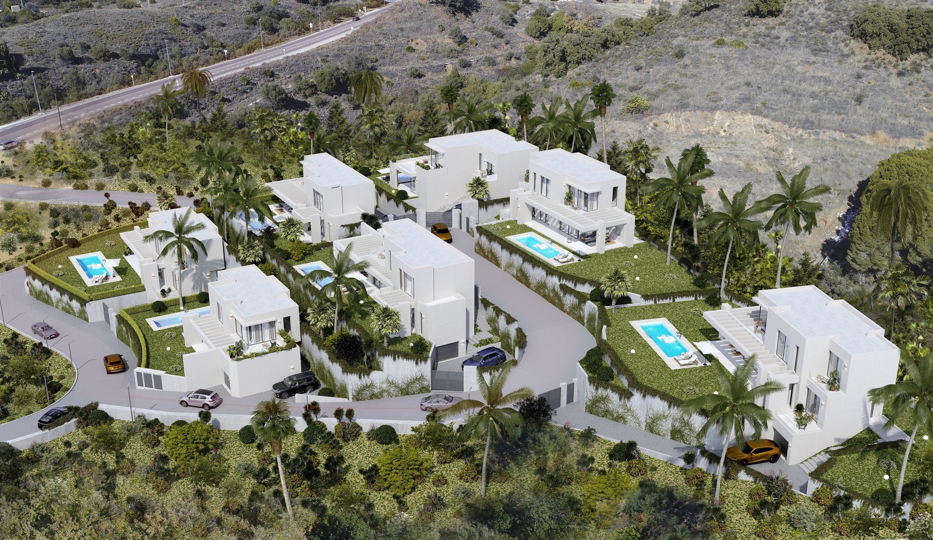 Huvila Mijas, Malaga, Espanja 4 makuuhuonetta, 219 m2 No. 20890