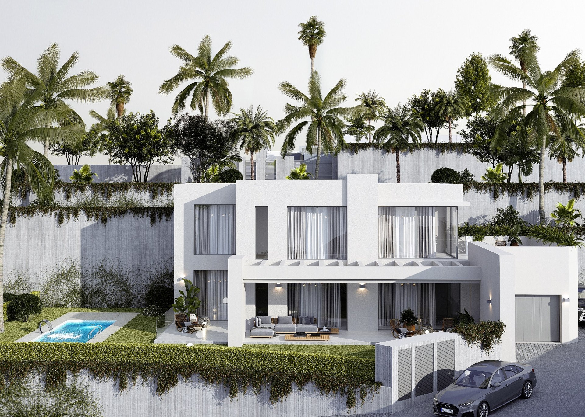 Huvila Mijas, Malaga, Espanja 4 makuuhuonetta, 219 m2 No. 20890
