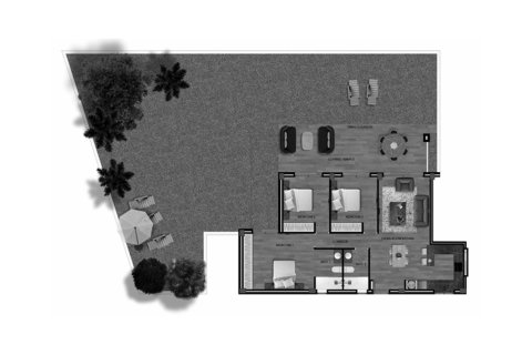 Планировка Дома «3BR-24» 3 спальни в ЖК Velapi Golf