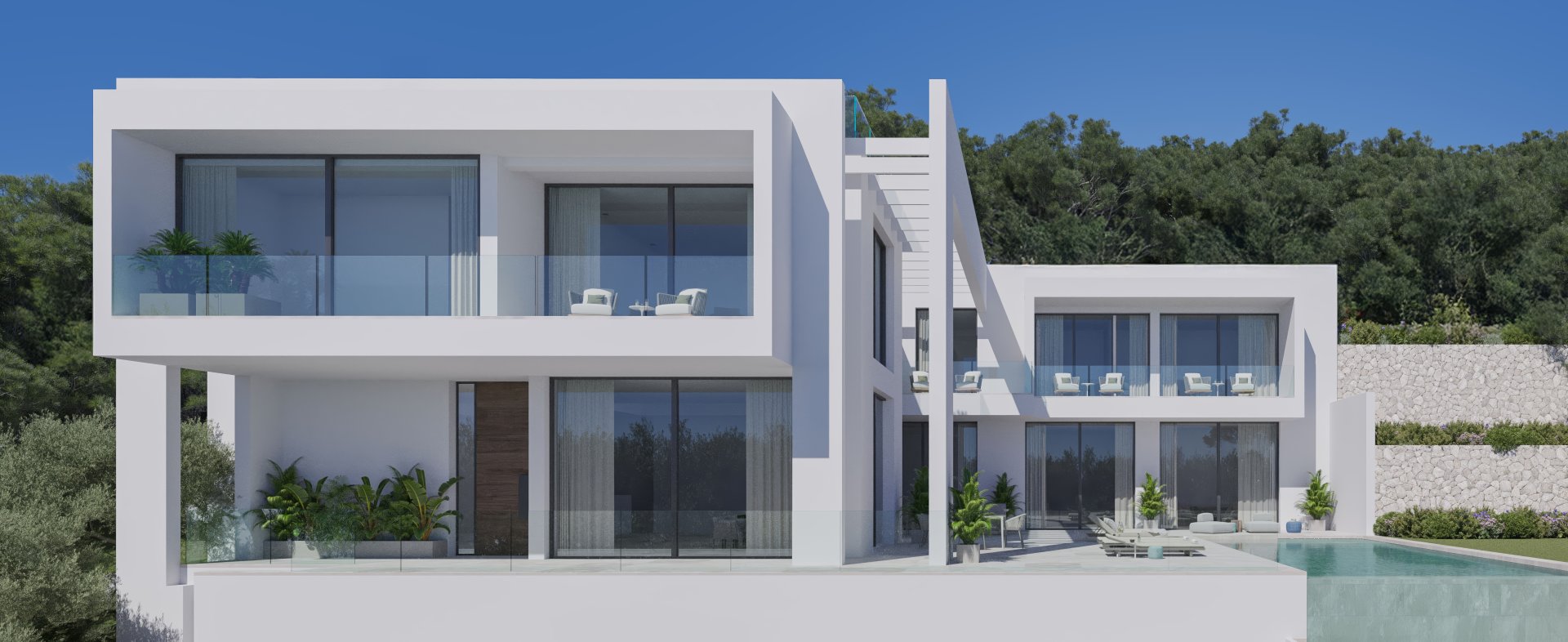 Tontti Son Vida, Mallorca, Espanja 6 makuuhuonetta, 2366 m2 No. 168653