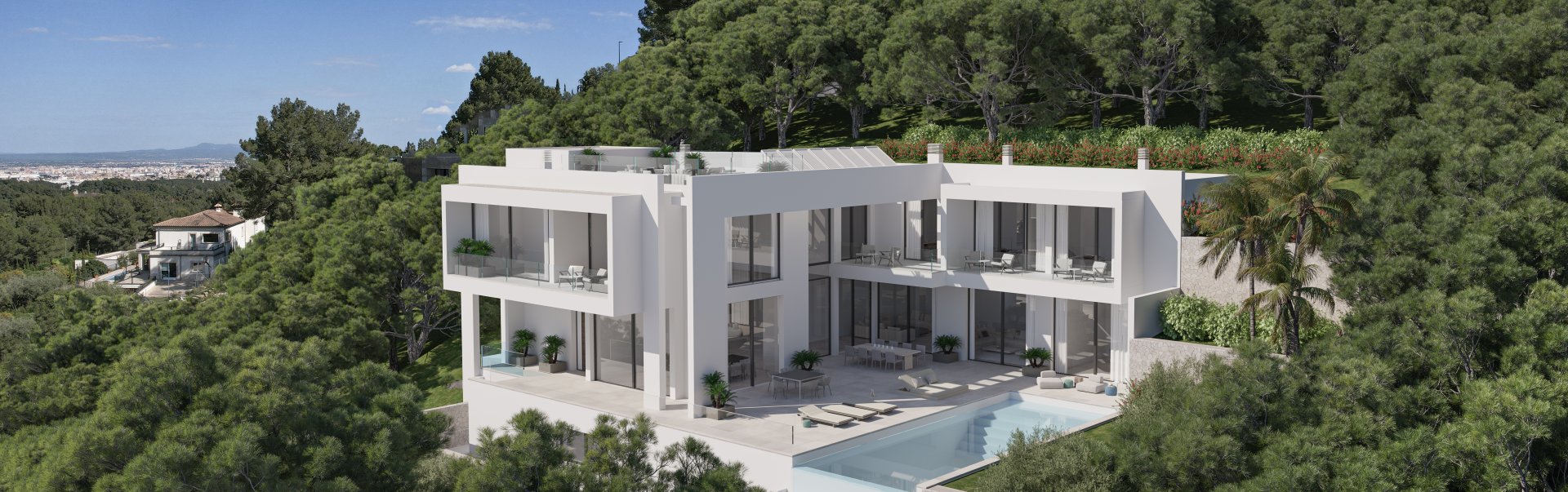 Tontti Son Vida, Mallorca, Espanja 6 makuuhuonetta, 2366 m2 No. 168653