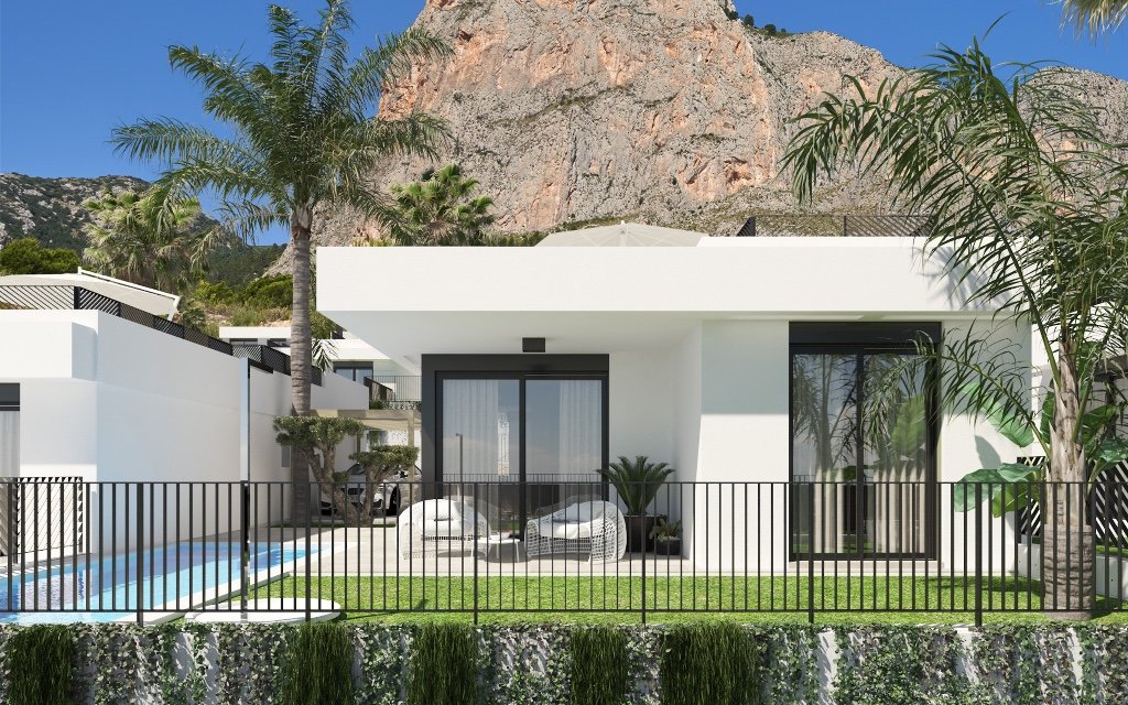Villa en Polop, Alicante, España 3 dormitorios, 152 m2 No. 144775
