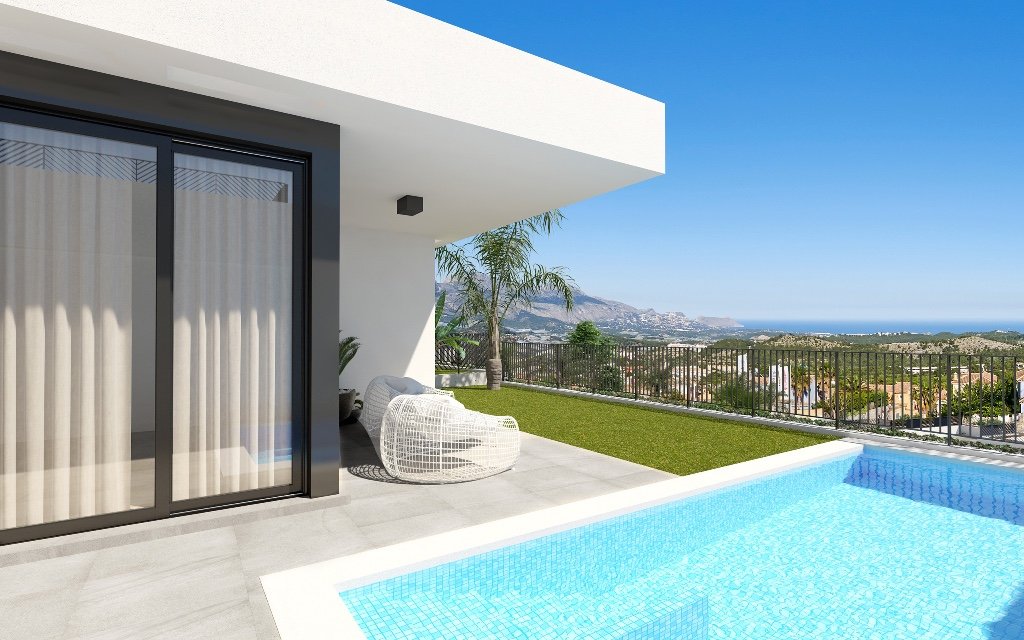 Villa en Polop, Alicante, España 3 dormitorios, 152 m2 No. 144775