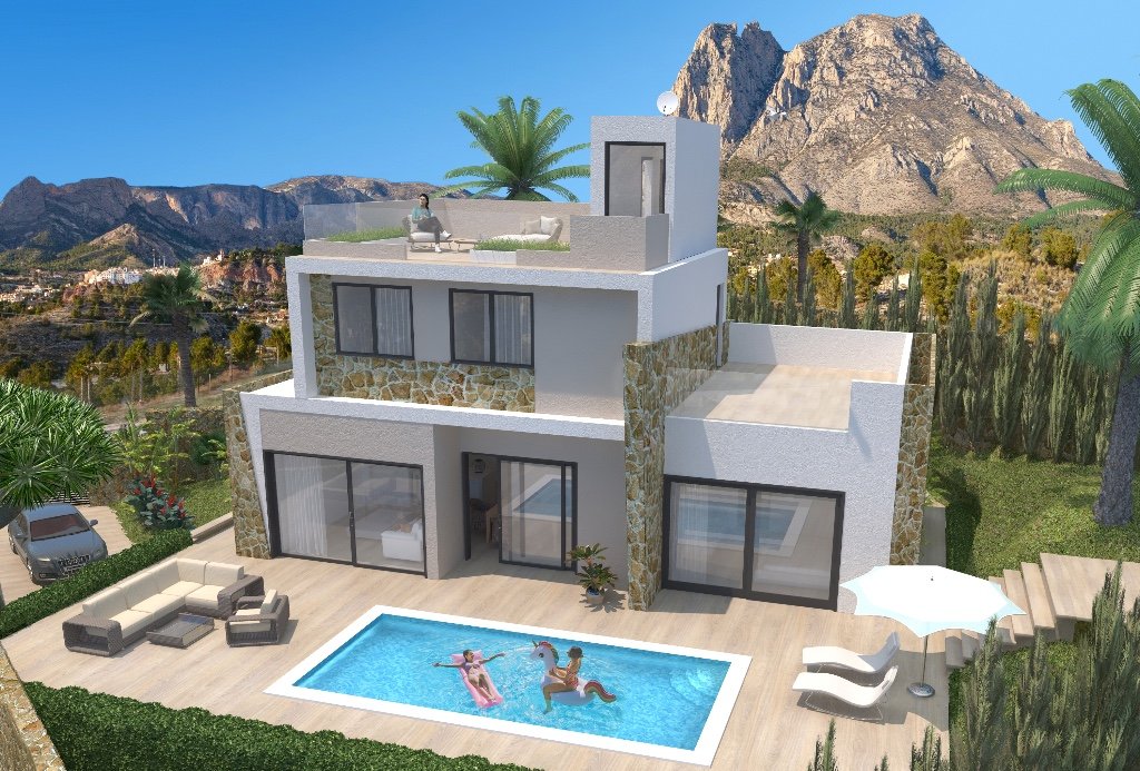 Villa in Benidorm, Alicante, Spanien 3 Schlafzimmer, 137 m2 Nr. 144780