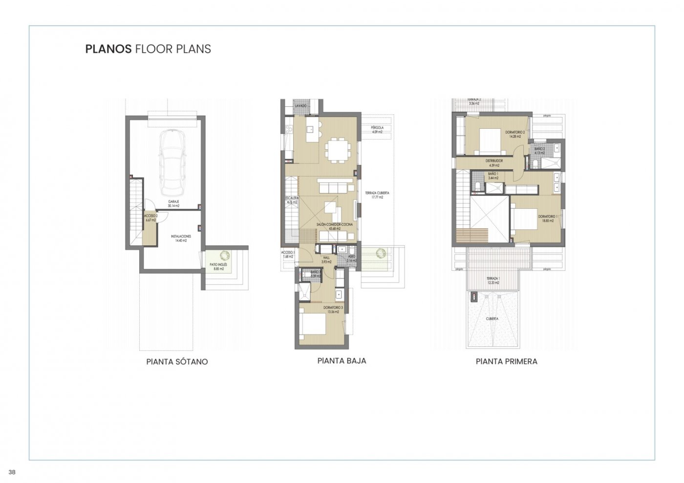 Villa in Finestrat, Alicante, Spanien 3 Schlafzimmer, 257 m2 Nr. 111238