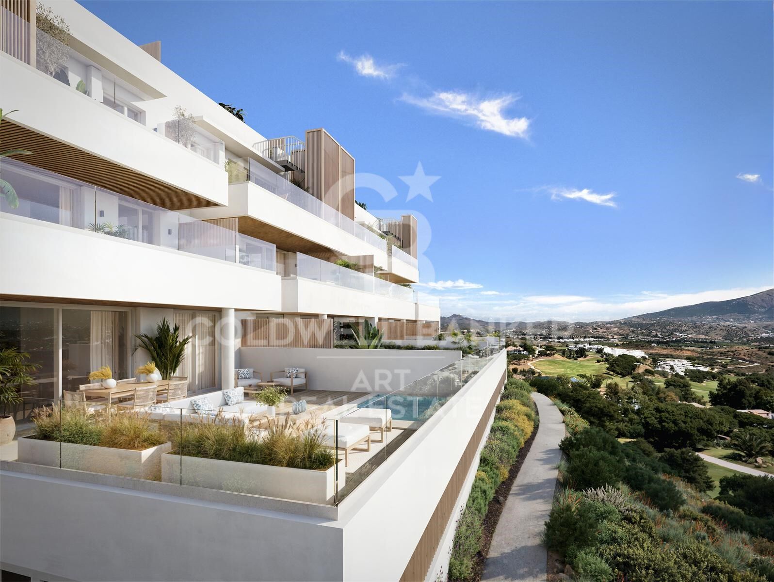 Appartamento a Mijas, Malaga, Spagna 3 camere da letto, 201 mq. N° 157676