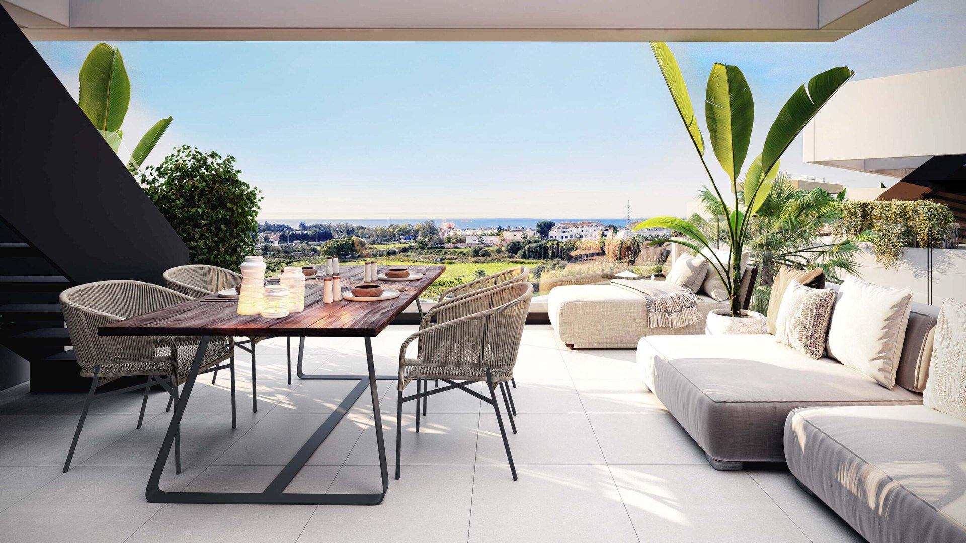 Duplex in Symphony Suites, Cancelada, Malaga, Spagna 3 camere da letto, 94 mq. N° 64274