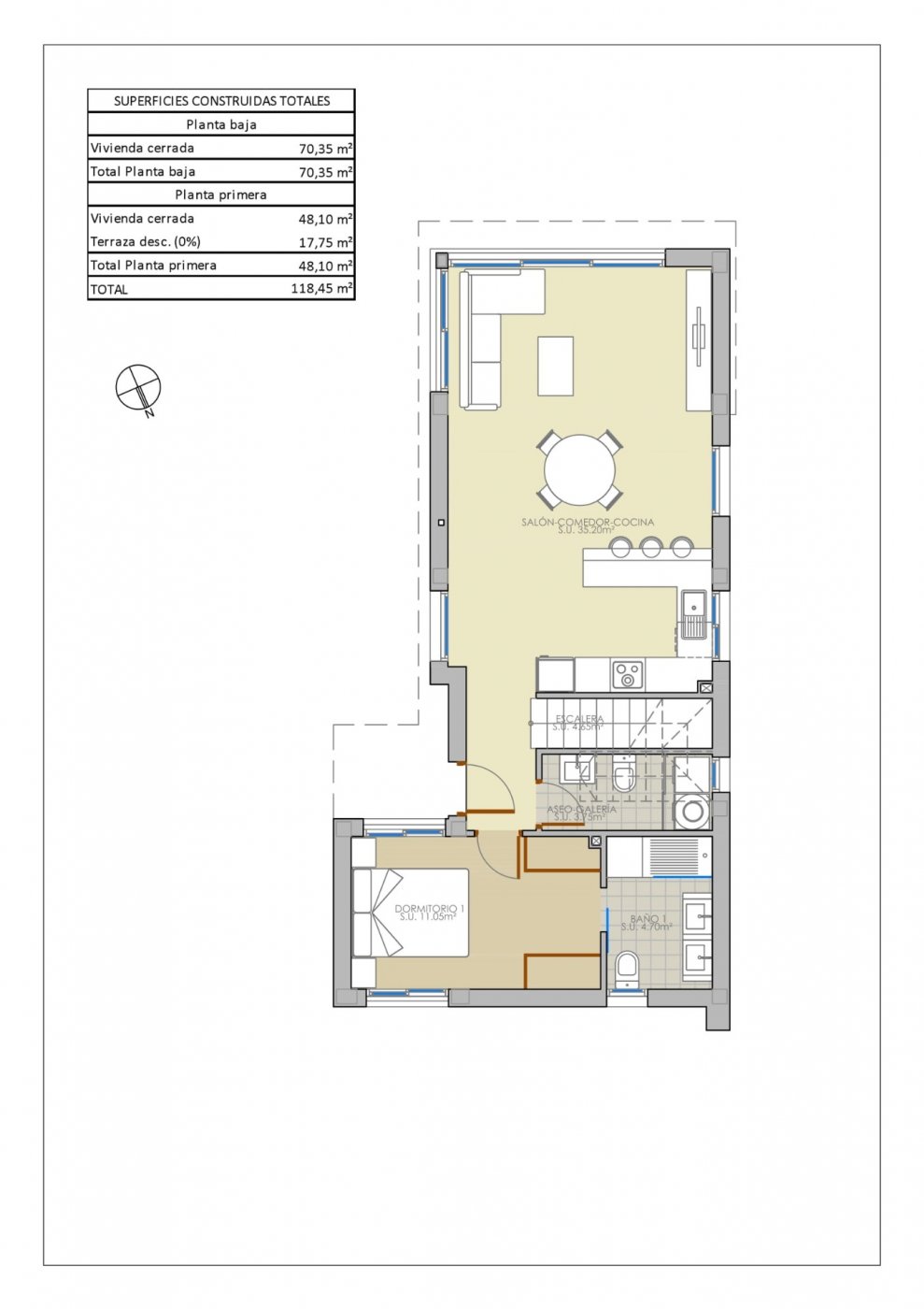 Villa à Pilar de la Horadada, Alicante, Espagne 3 chambres, 120 m2 No. 135172
