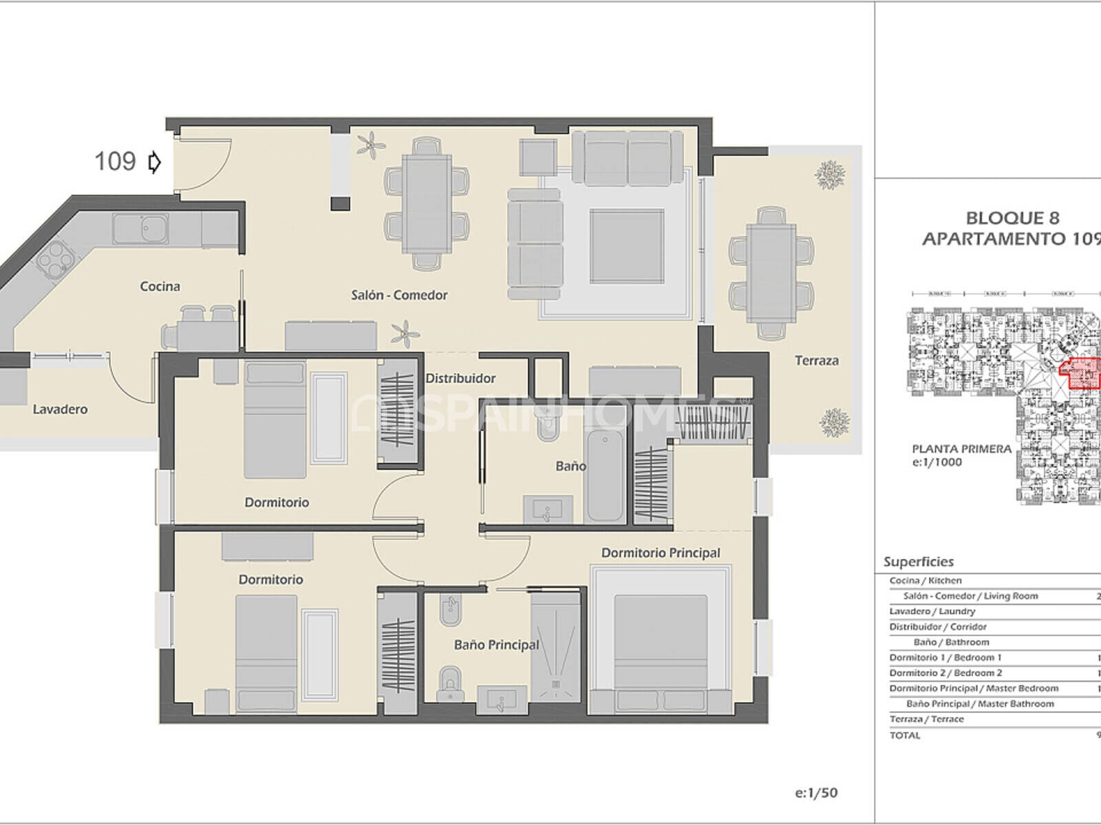 Dzīvoklis Marbella, Malaga, Spānijā 3 istabas, 100 m2 Nr. 191623