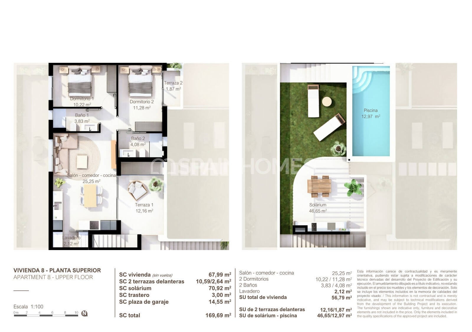 Lägenhet i San Pedro del Pinatar, Murcia, Spanien 3 sovrum, 86 kvm. Nr. 146810