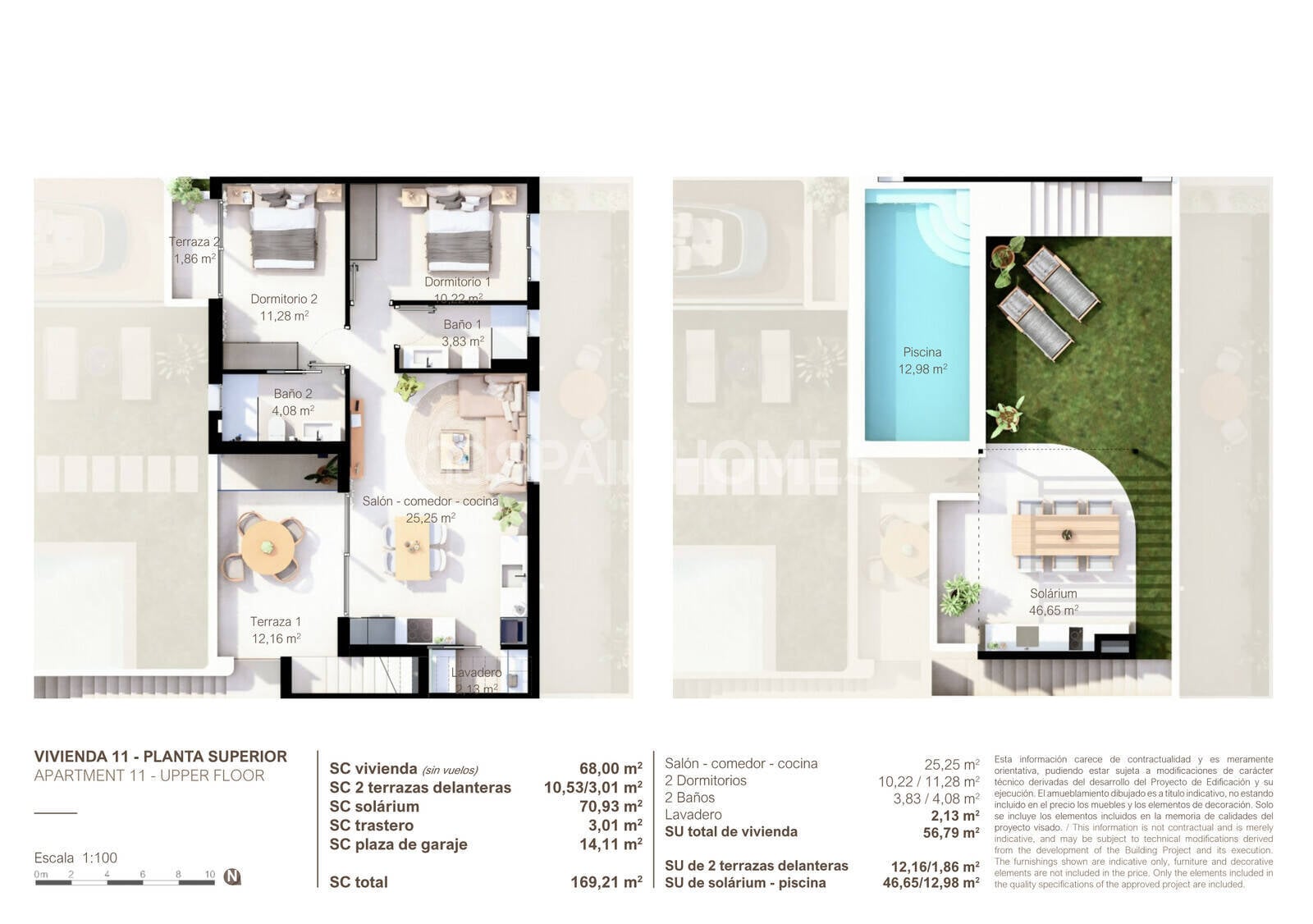 Lägenhet i San Pedro del Pinatar, Murcia, Spanien 3 sovrum, 86 kvm. Nr. 146810