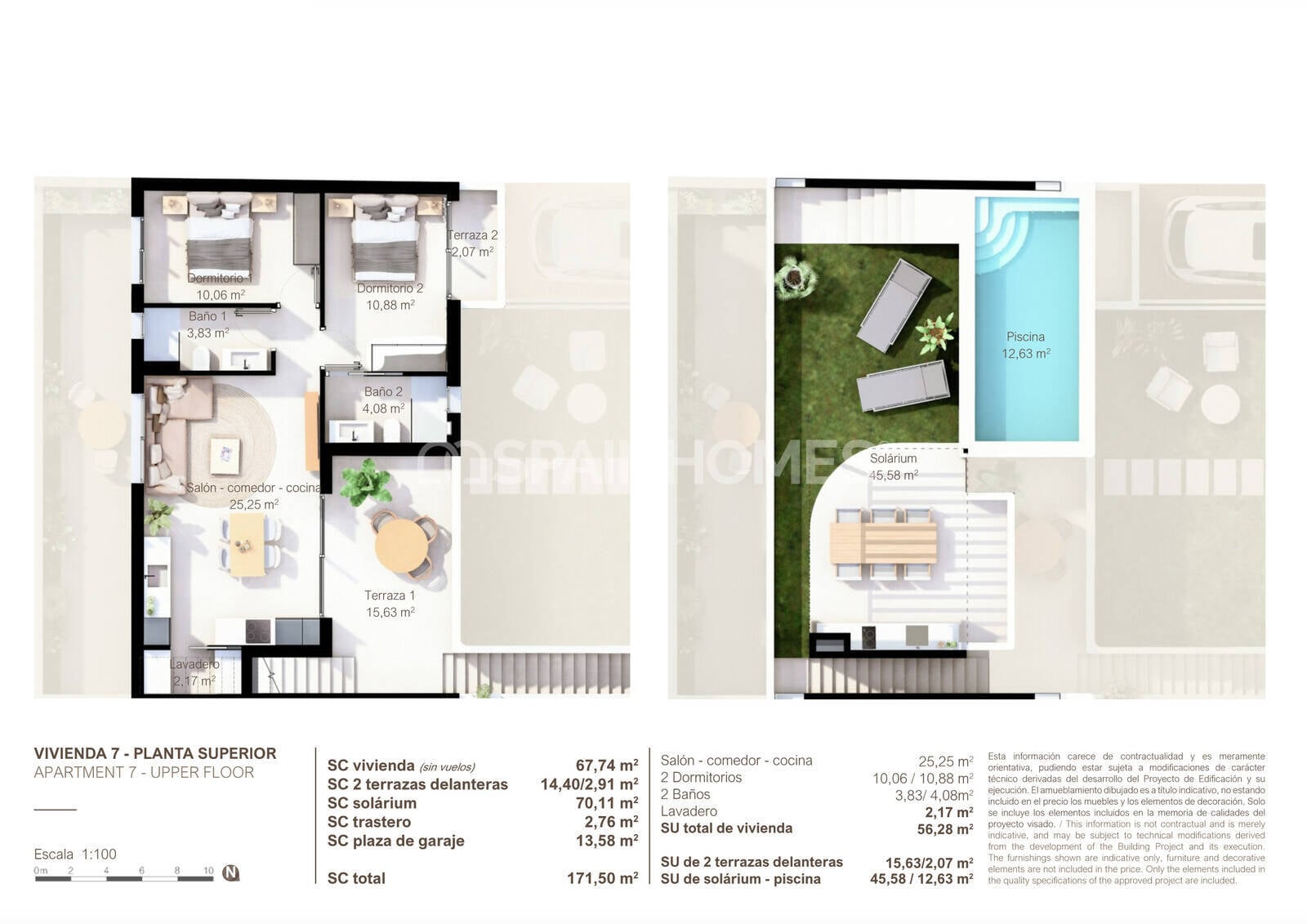 Lägenhet i San Pedro del Pinatar, Murcia, Spanien 3 sovrum, 86 kvm. Nr. 146810