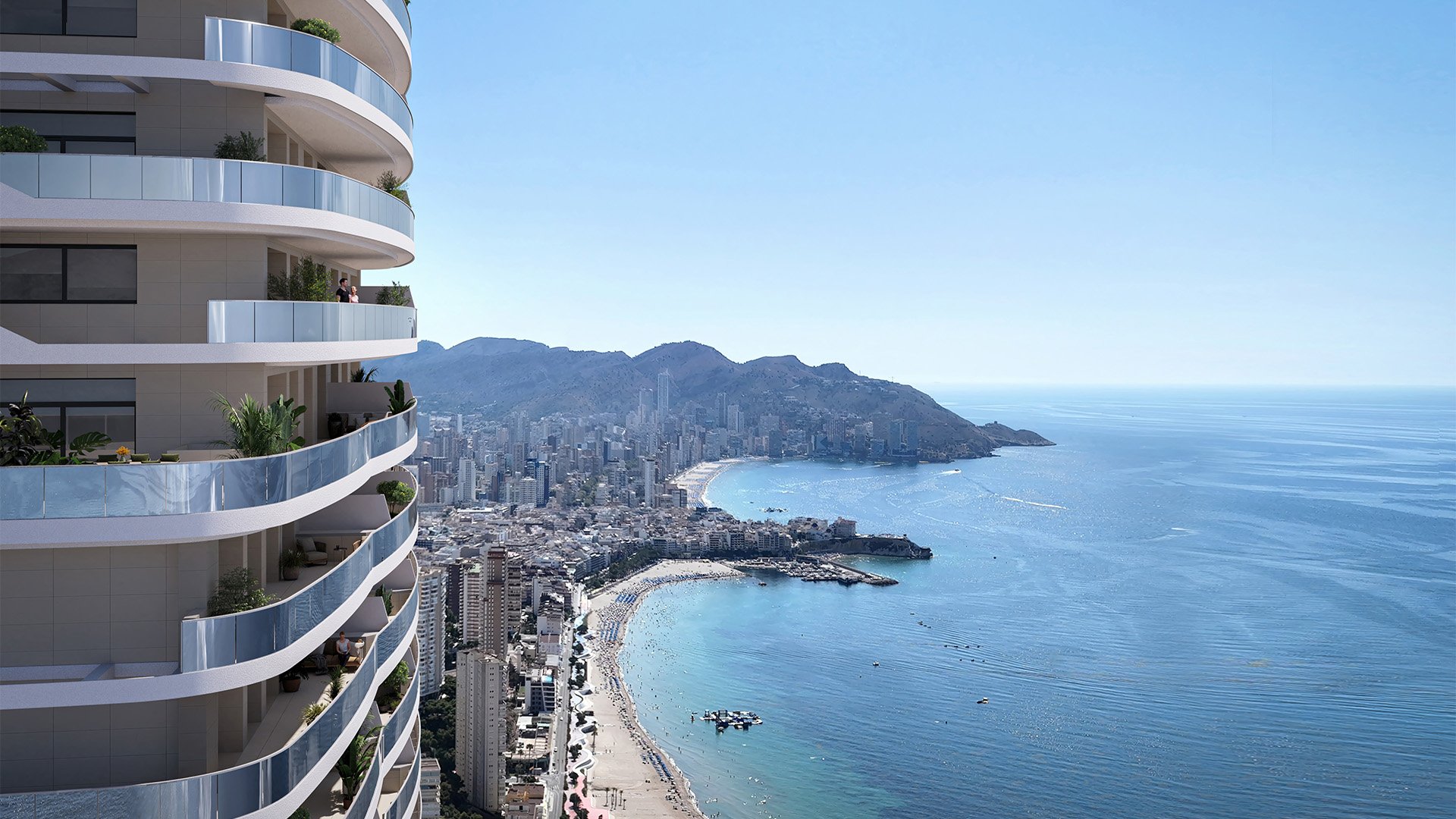 Wohnung in Benidorm, Alicante, Spanien 1 Schlafzimmer, 82 m2 Nr. 180226