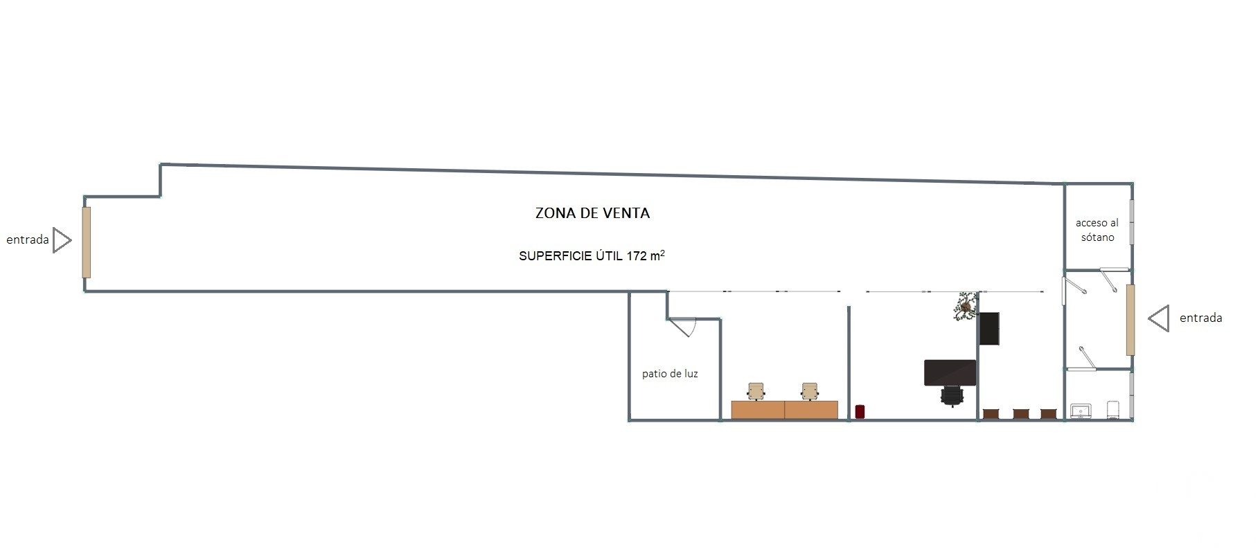 Lokal usługowy w Castellon de la Plana, Castellon, Hiszpania 172 mkw. nr 153277