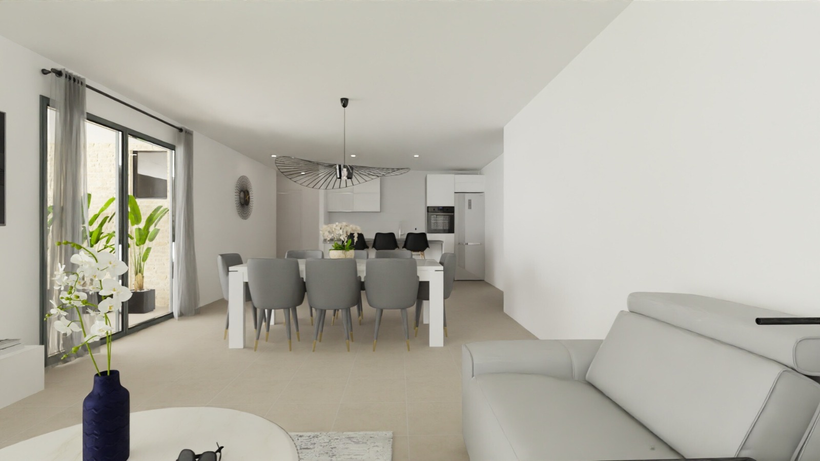 Villa en Monforte del Cid, Alicante, España 3 dormitorios, 129 m2 No. 155481