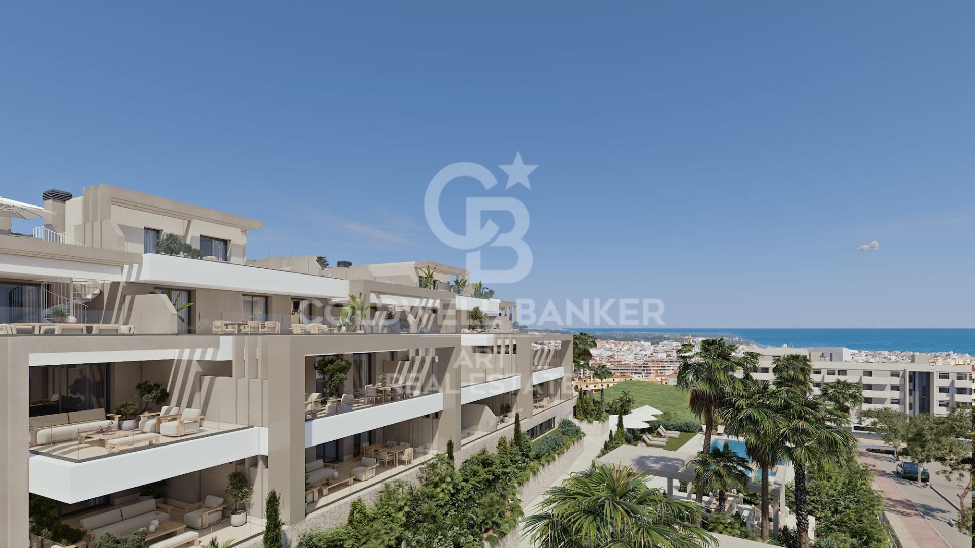 Kattohuoneisto Estepona, Malaga, Espanja 2 makuuhuonetta, 172 m2 No. 158526