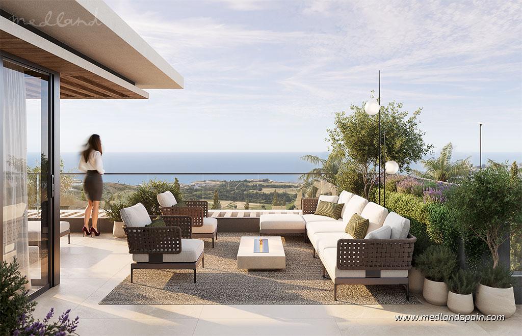 Apartment in Mijas, Malaga, Spain 3 bedrooms, 100 sq.m. No. 149821