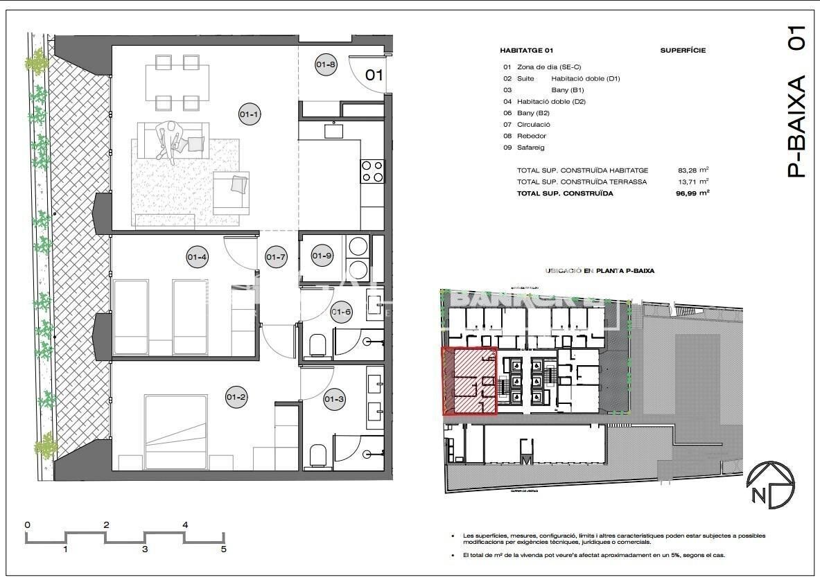 Apartament w Principado De Andorra (Ninguna Poblacion Tiene C.P.), Lleida, Hiszpania 2 sypialnie, 97 mkw. nr 157509