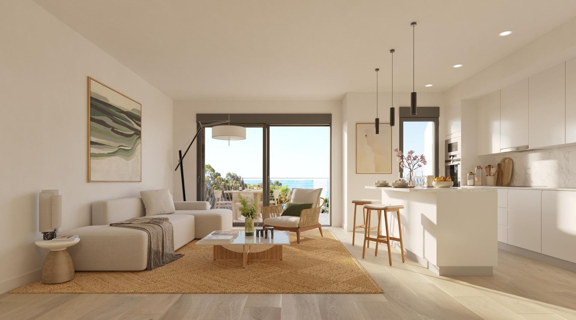 Apartament w Villajoyosa, Alicante, Hiszpania 1 sypialnia, 58 mkw. nr 165205