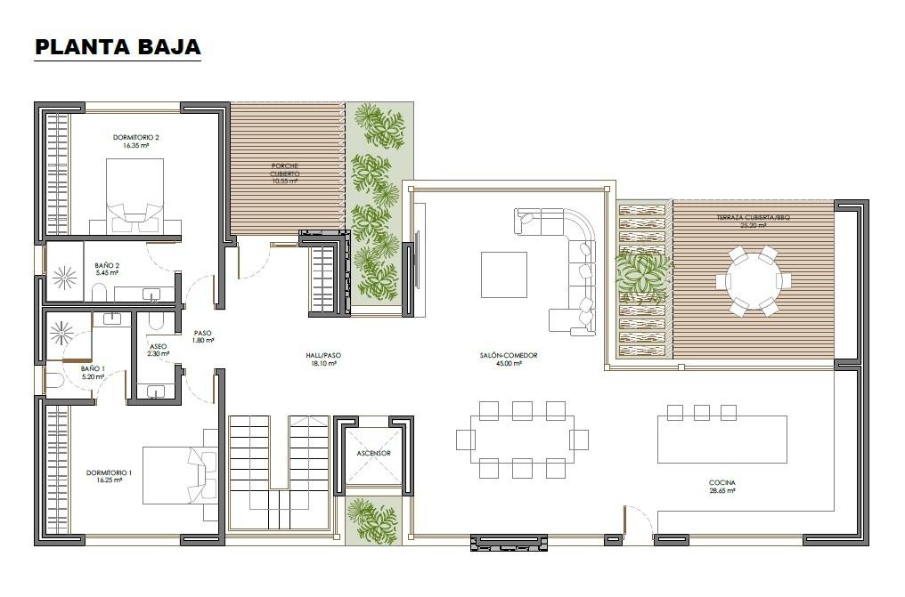 Huvila Albir, Alicante, Espanja 4 makuuhuonetta, 339.2 m2 No. 165208