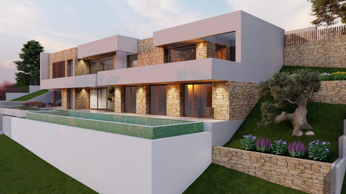 Villa in Altea, Alicante, Spain 4 bedrooms, 470 sq.m. No. 80763