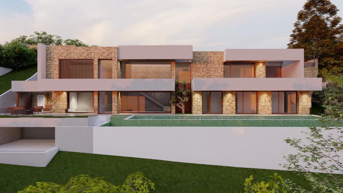 Villa in Altea, Alicante, Spain 4 bedrooms, 470 sq.m. No. 80763
