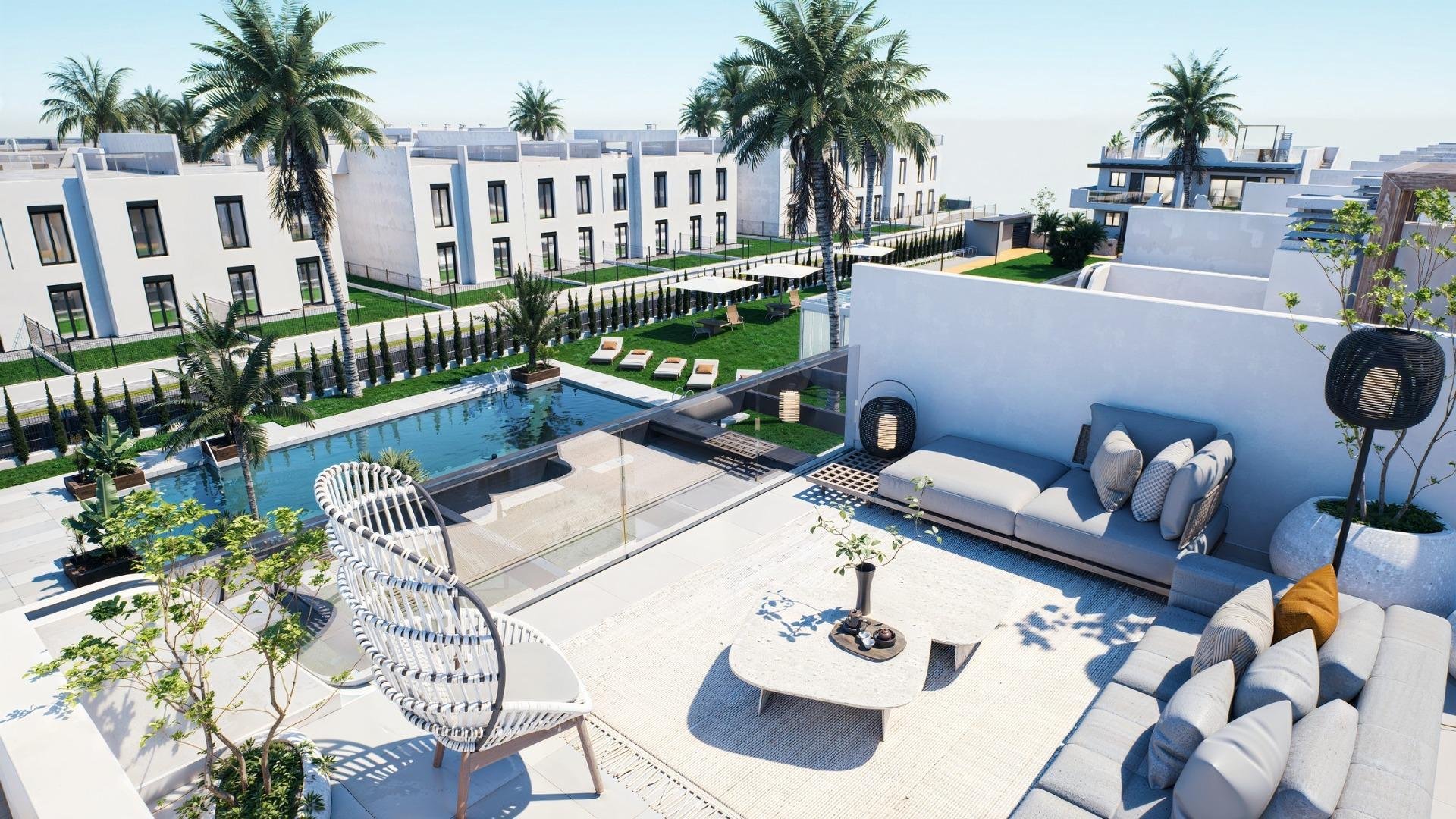 Bungalowi Pilar de la Horadada, Alicante, Espanja 3 makuuhuonetta, 76 m2 No. 187425