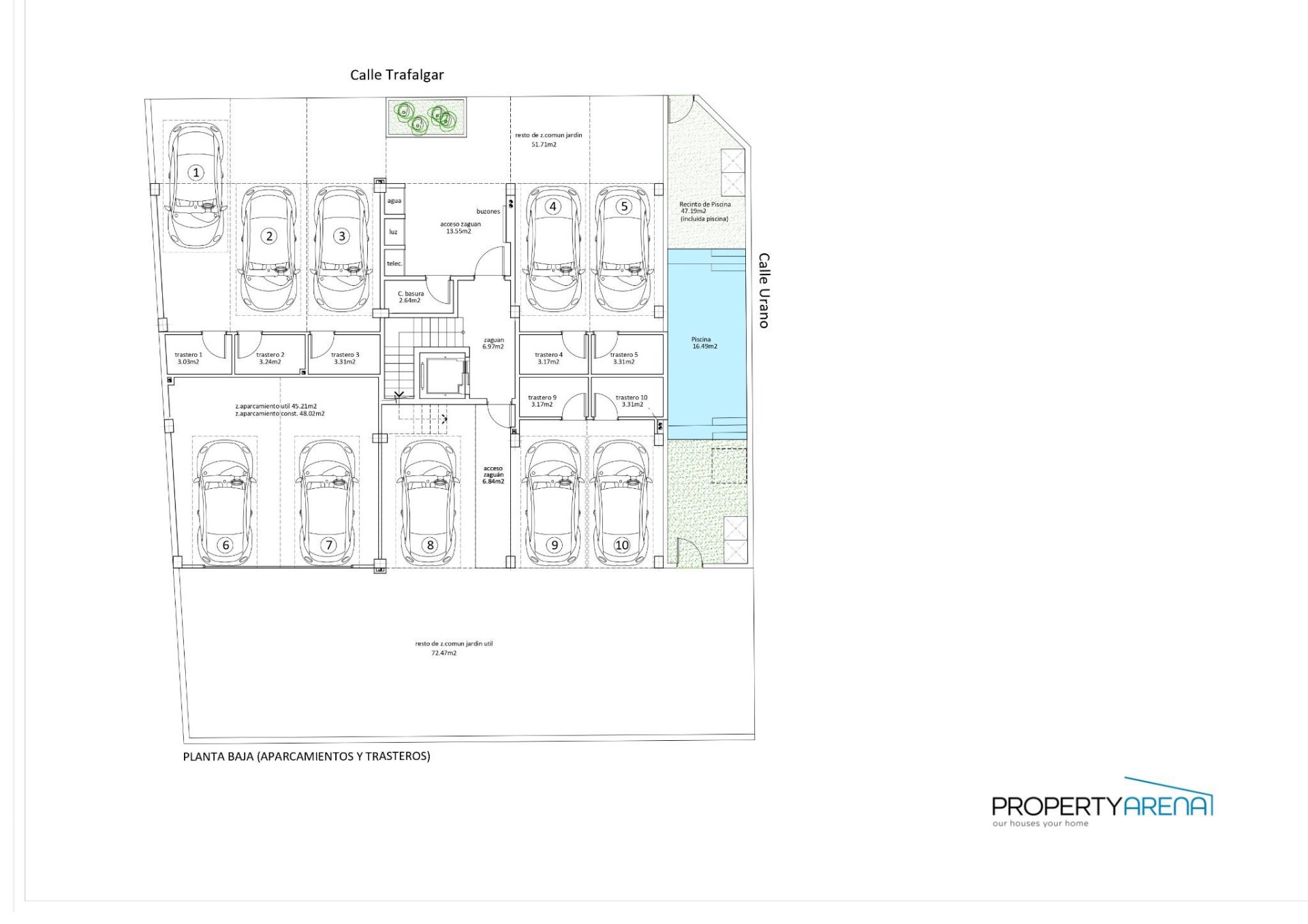 Apartment in Lo Pagan, Murcia, Spain 3 bedrooms, 172 sq.m. No. 188956