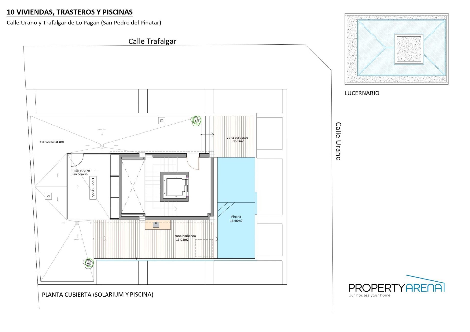 Apartment in Lo Pagan, Murcia, Spain 3 bedrooms, 172 sq.m. No. 188956