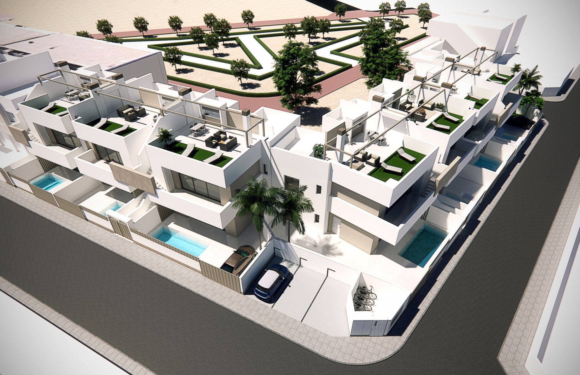 Bungalowi Pilar de la Horadada, Alicante, Espanja 2 makuuhuonetta, 94 m2 No. 188958