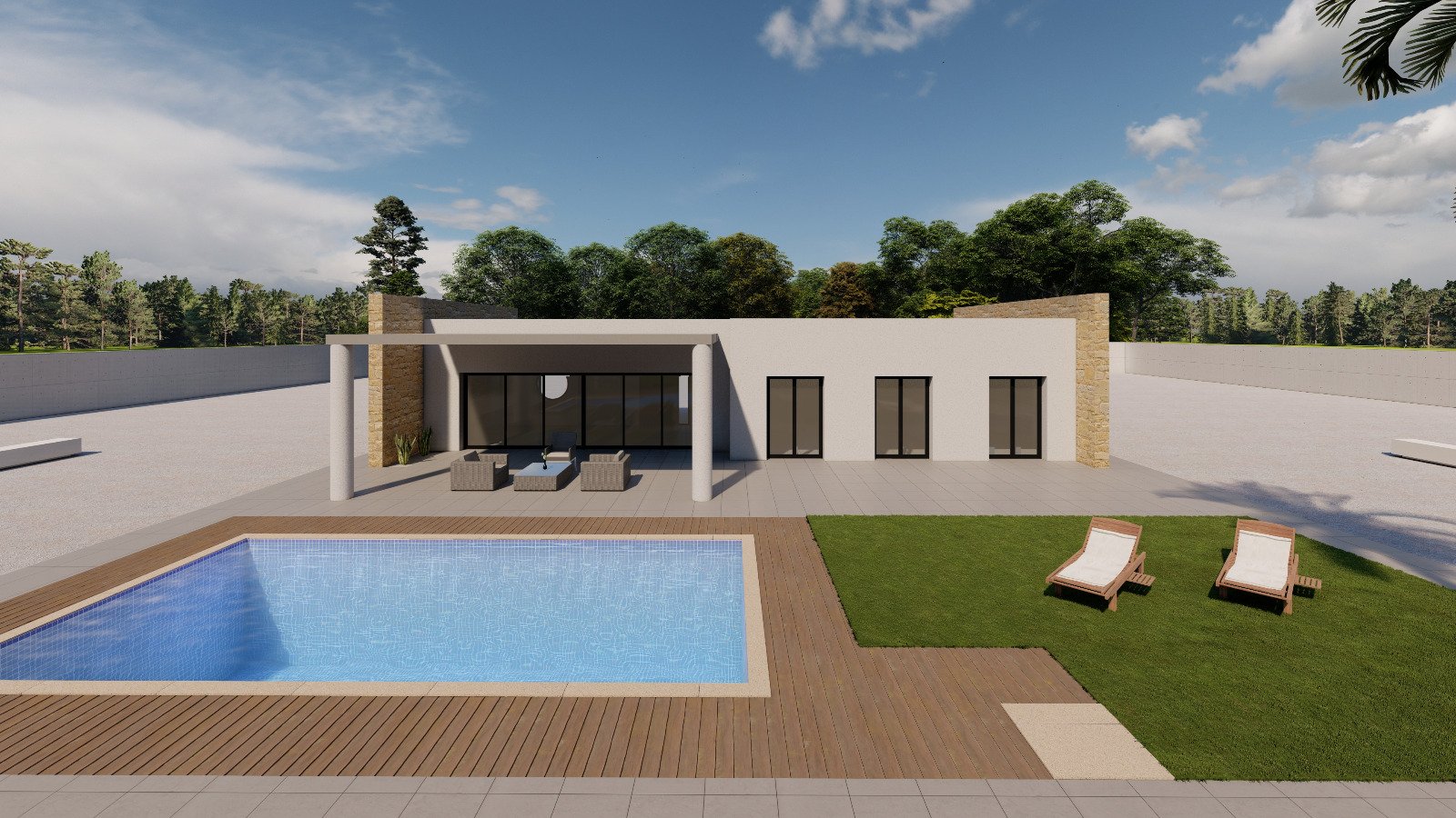 Villa in El Pinos, Alicante, Spanien 3 Schlafzimmer, 125 m2 Nr. 191012