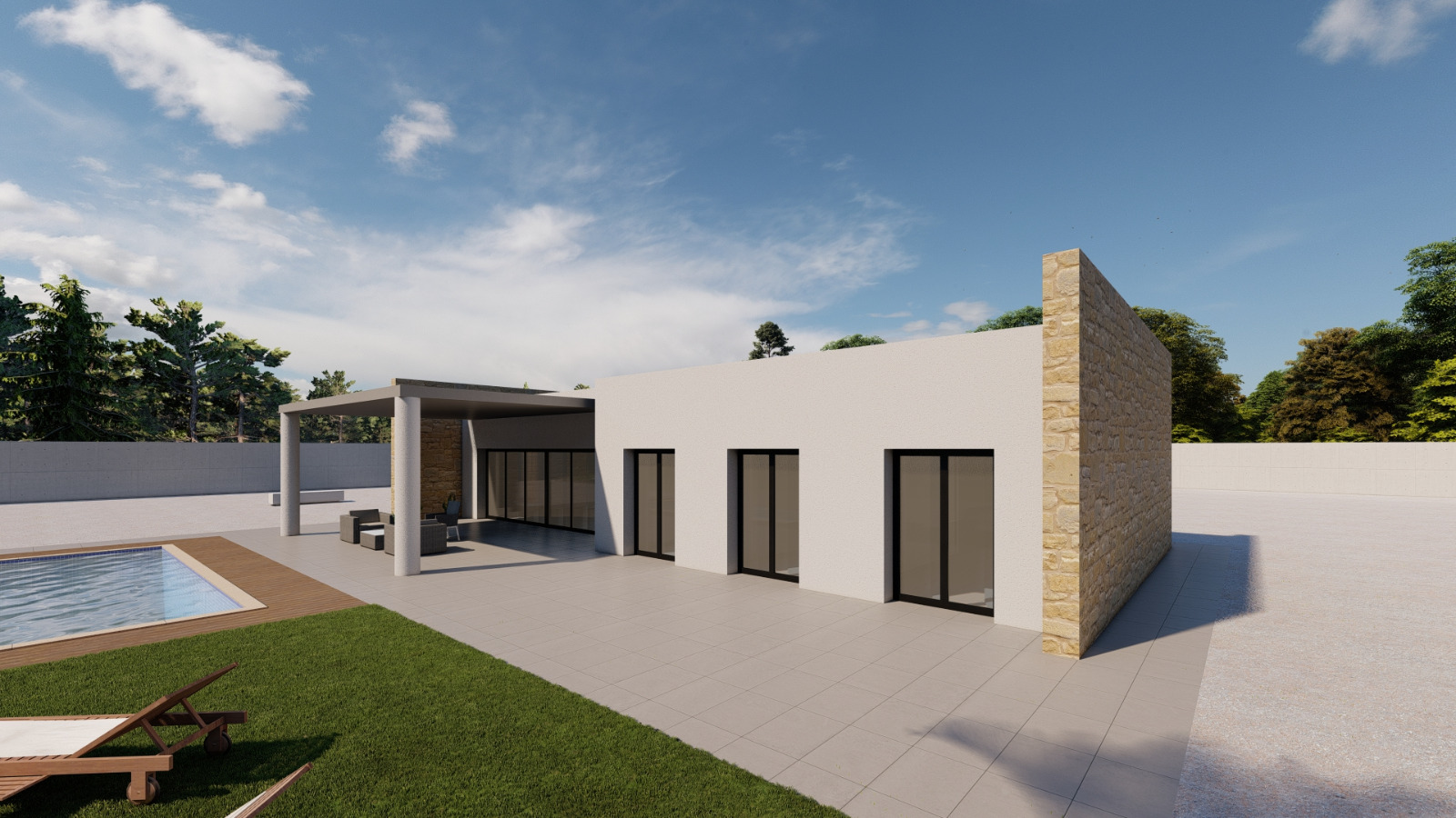 Villa in El Pinos, Alicante, Spanien 3 Schlafzimmer, 125 m2 Nr. 191012