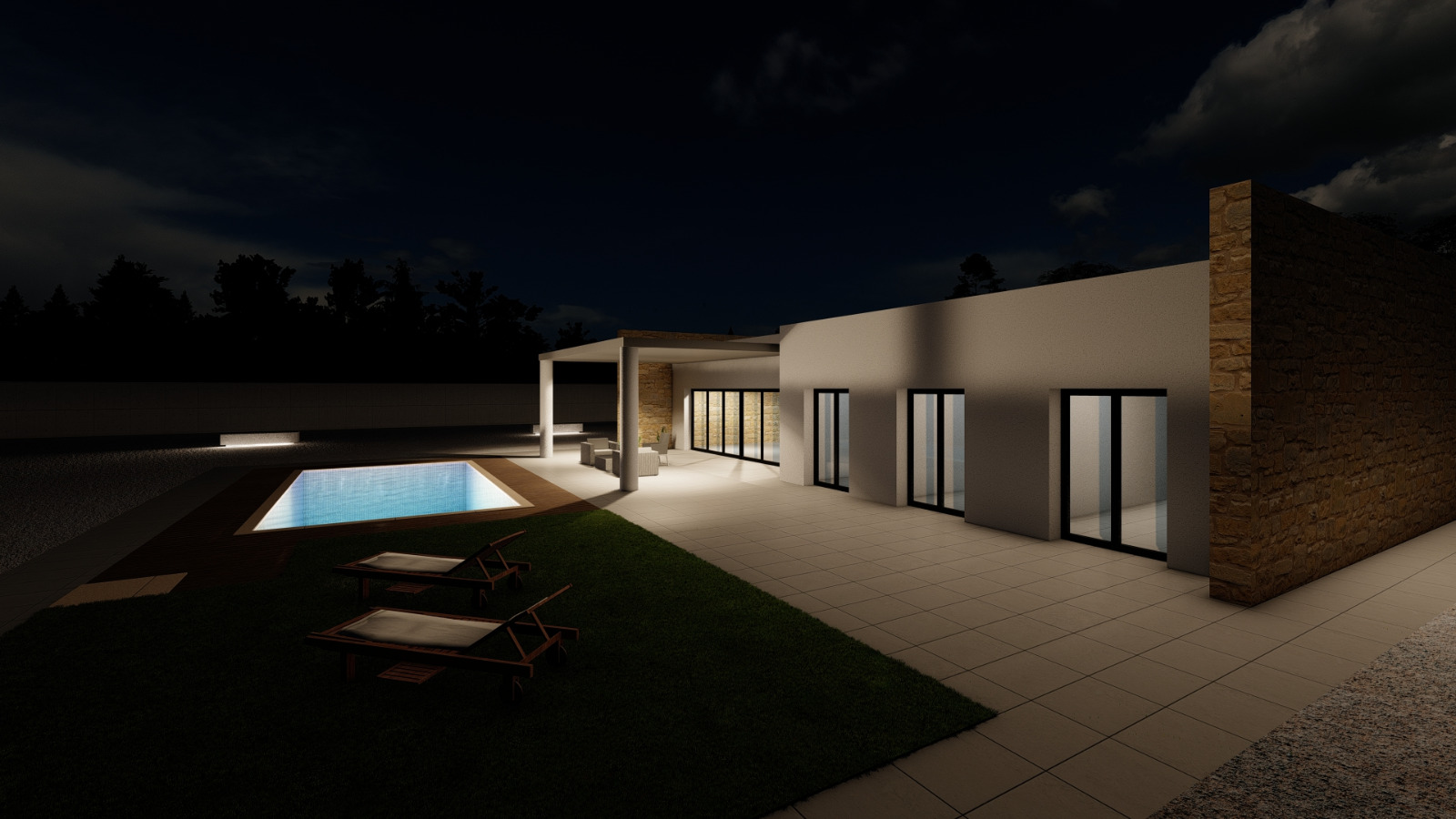 Villa in El Pinos, Alicante, Spanien 3 Schlafzimmer, 125 m2 Nr. 191012