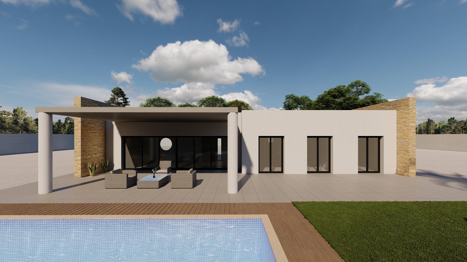 Villa in El Pinos, Alicante, Spanien 3 Schlafzimmer, 125 m2 Nr. 191012