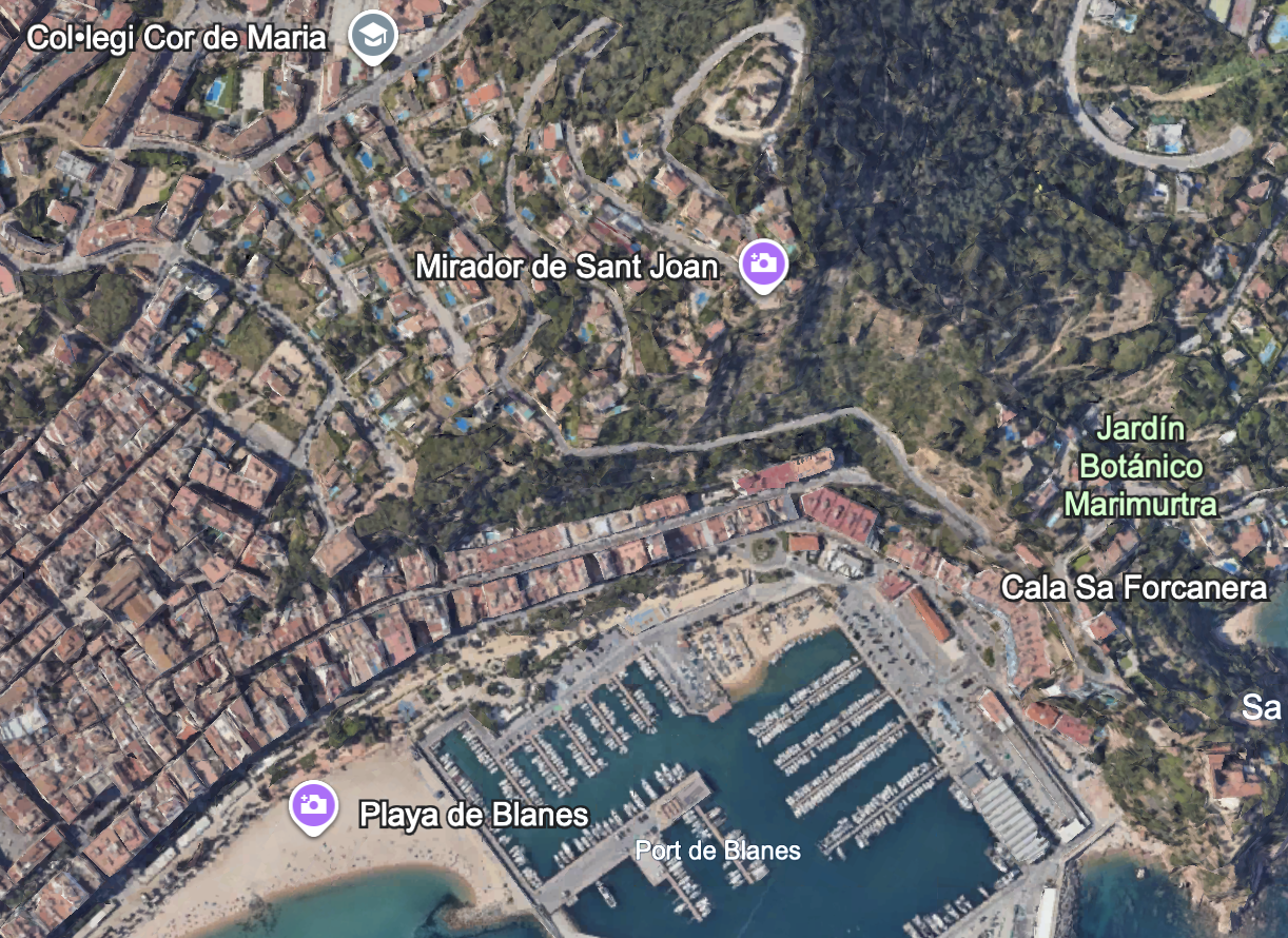 Terreno a Blanes, Girona, Spagna N° 160573