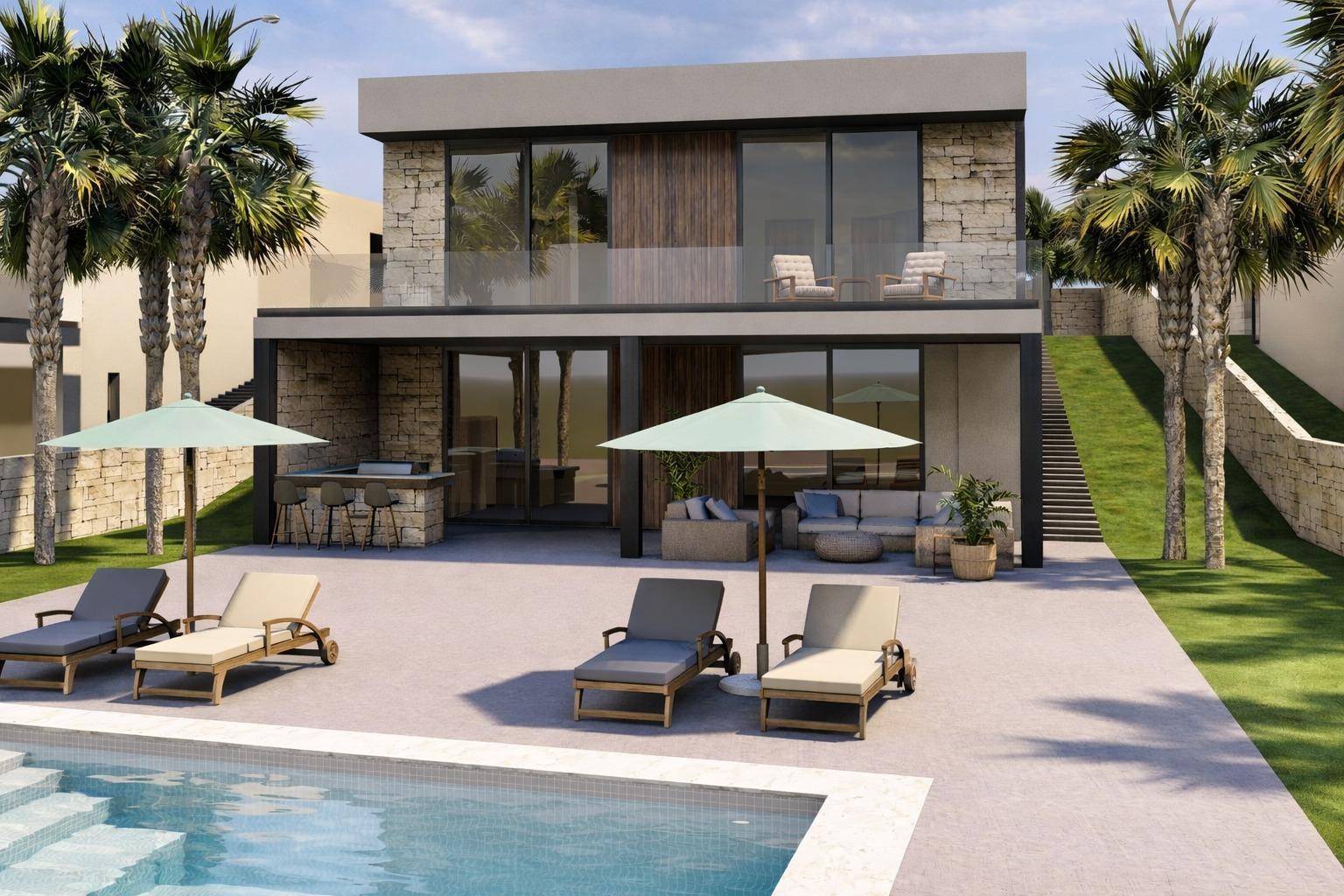 Villa Finestrat, Alicante, Spānijā 4 istabas, 307 m2 Nr. 165974