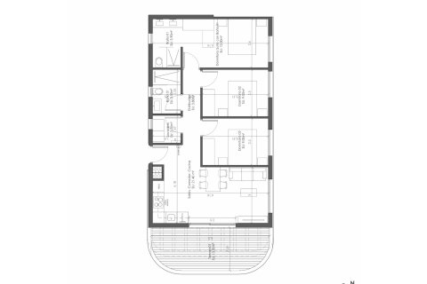 Layout 3 bedrooms, 103.27 sq.m. in NAIA BLUE HORIZON in Guardamar del Segura, Spain No. 166061