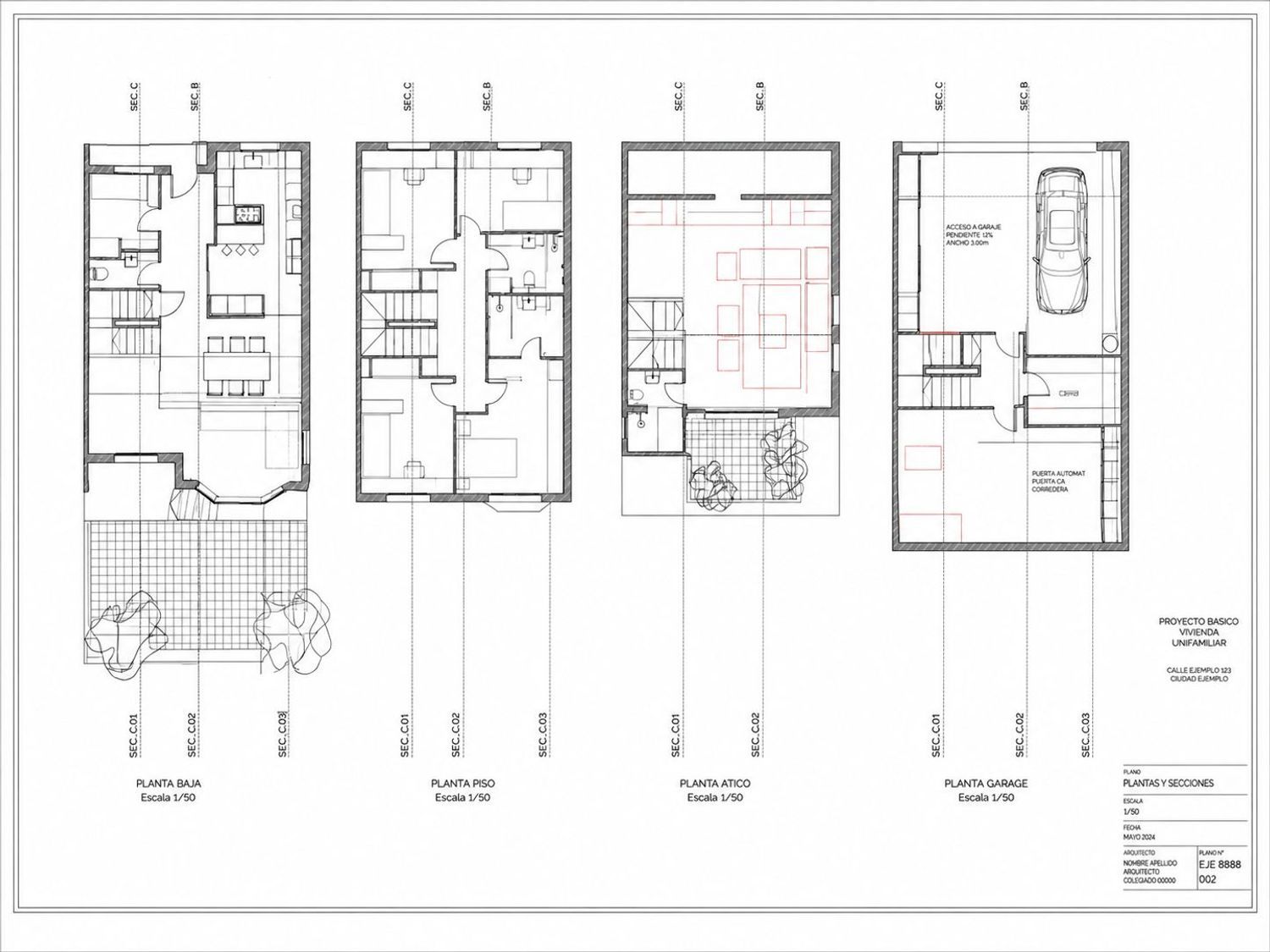 Сasa en Esplugues de Llobregat, Barcelona, España 5 dormitorios, 354 m2 No. 184606